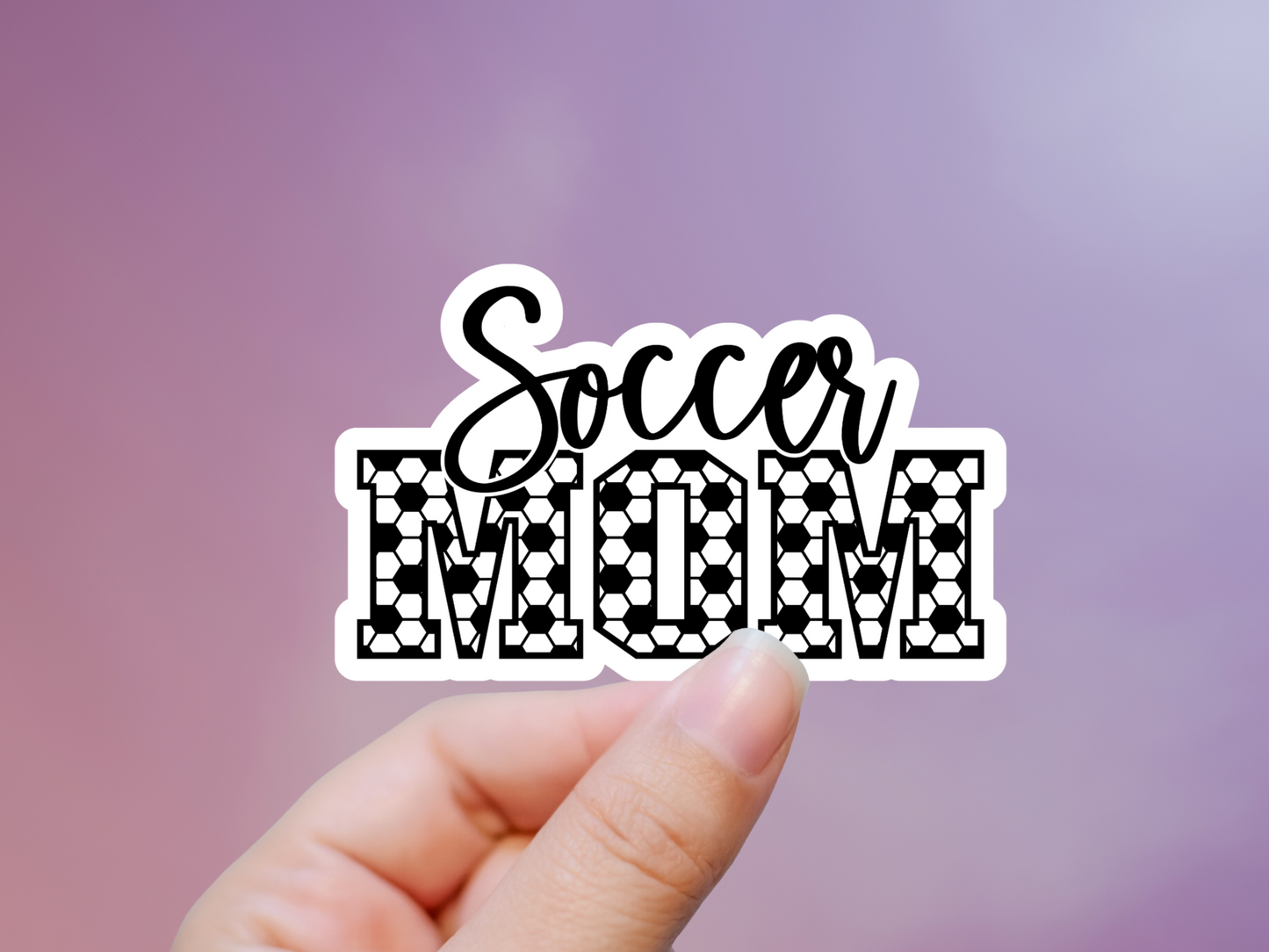 Soccer Mom Pattern Sticker