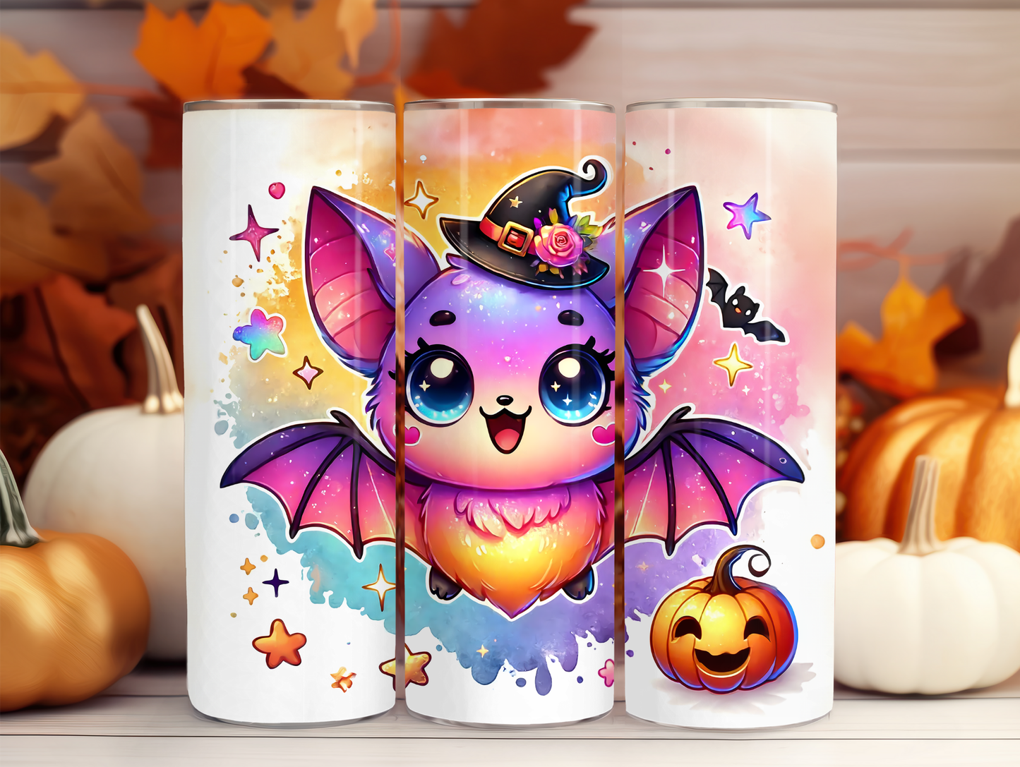 Cute Halloween Bat 20oz Tumbler