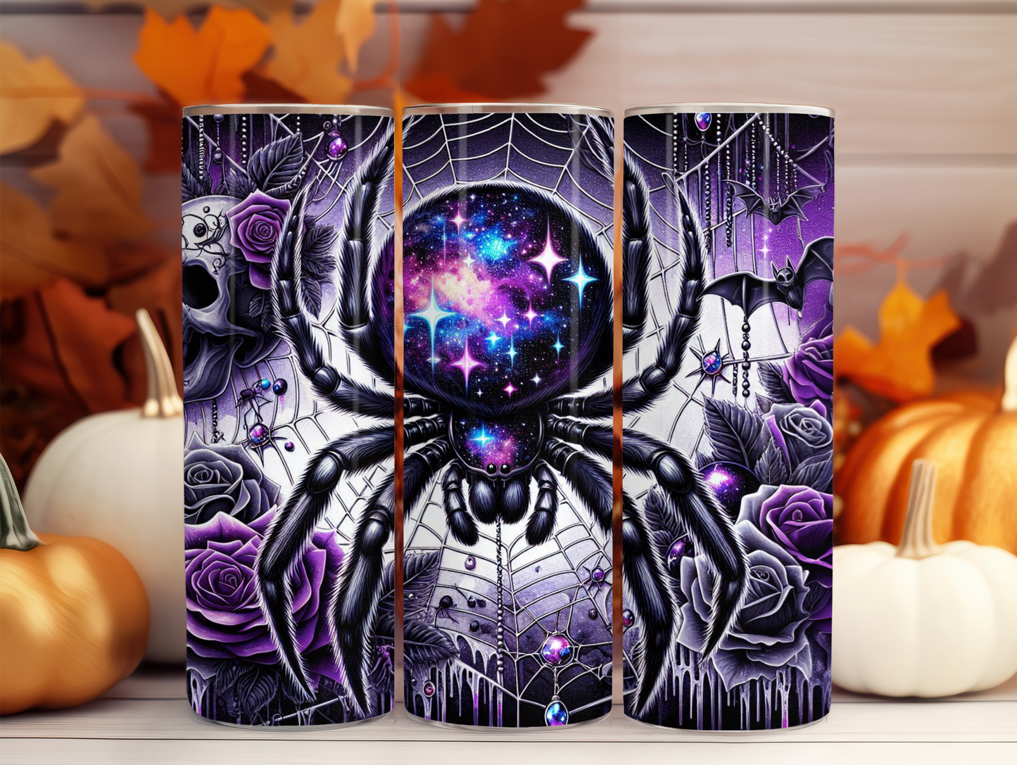 Goth Halloween Spider 20oz Tumbler
