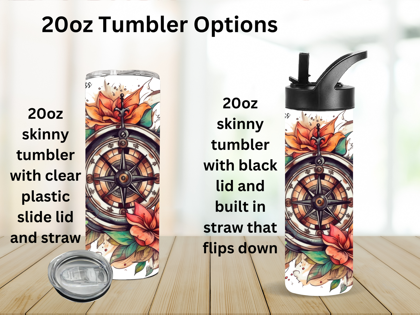 Follow Your Own Compass 20oz Tumbler