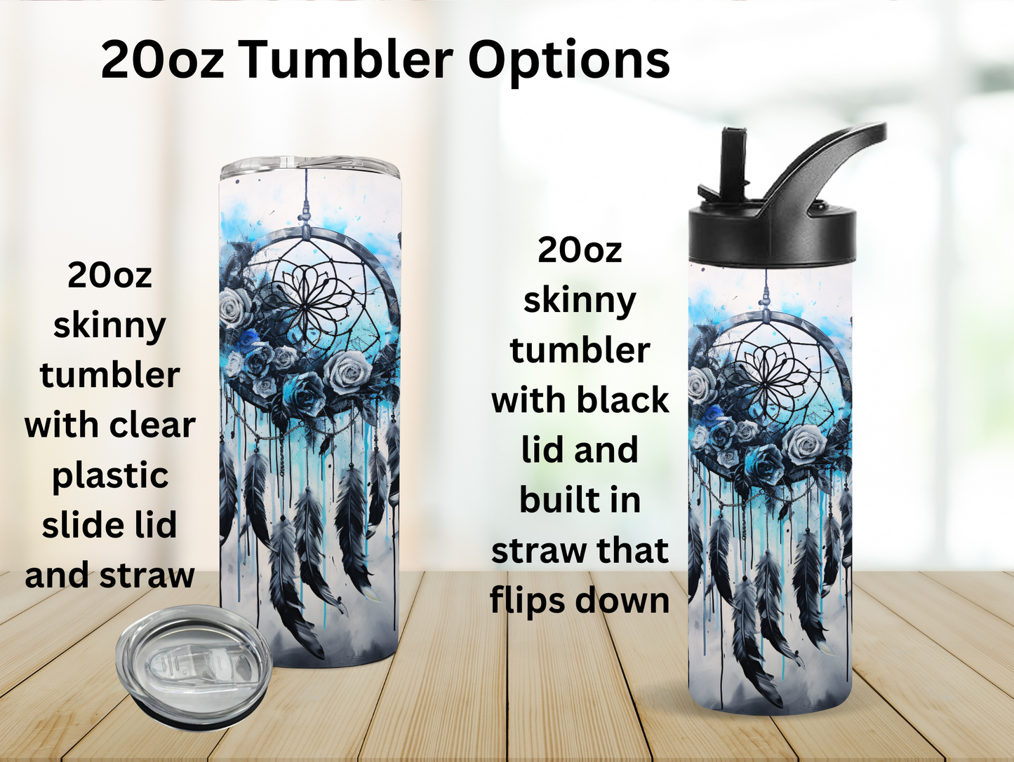Blue Dream Catcher 20oz Tumbler
