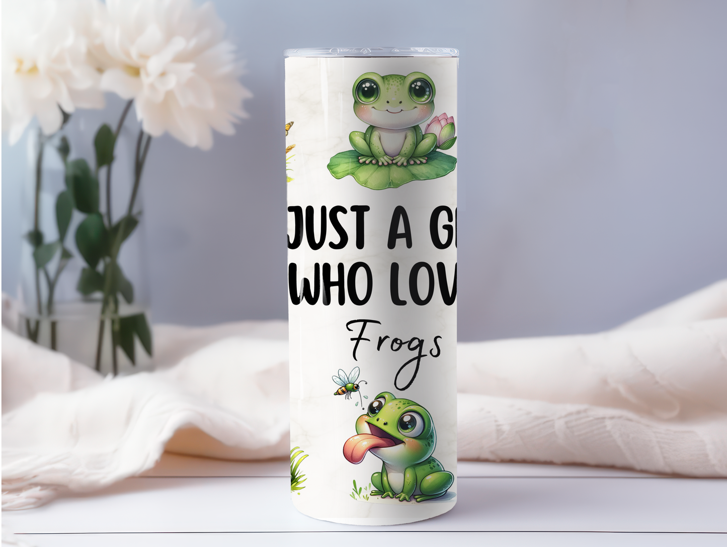 Just A Girl Who Loves Frogs 20oz Tumbler