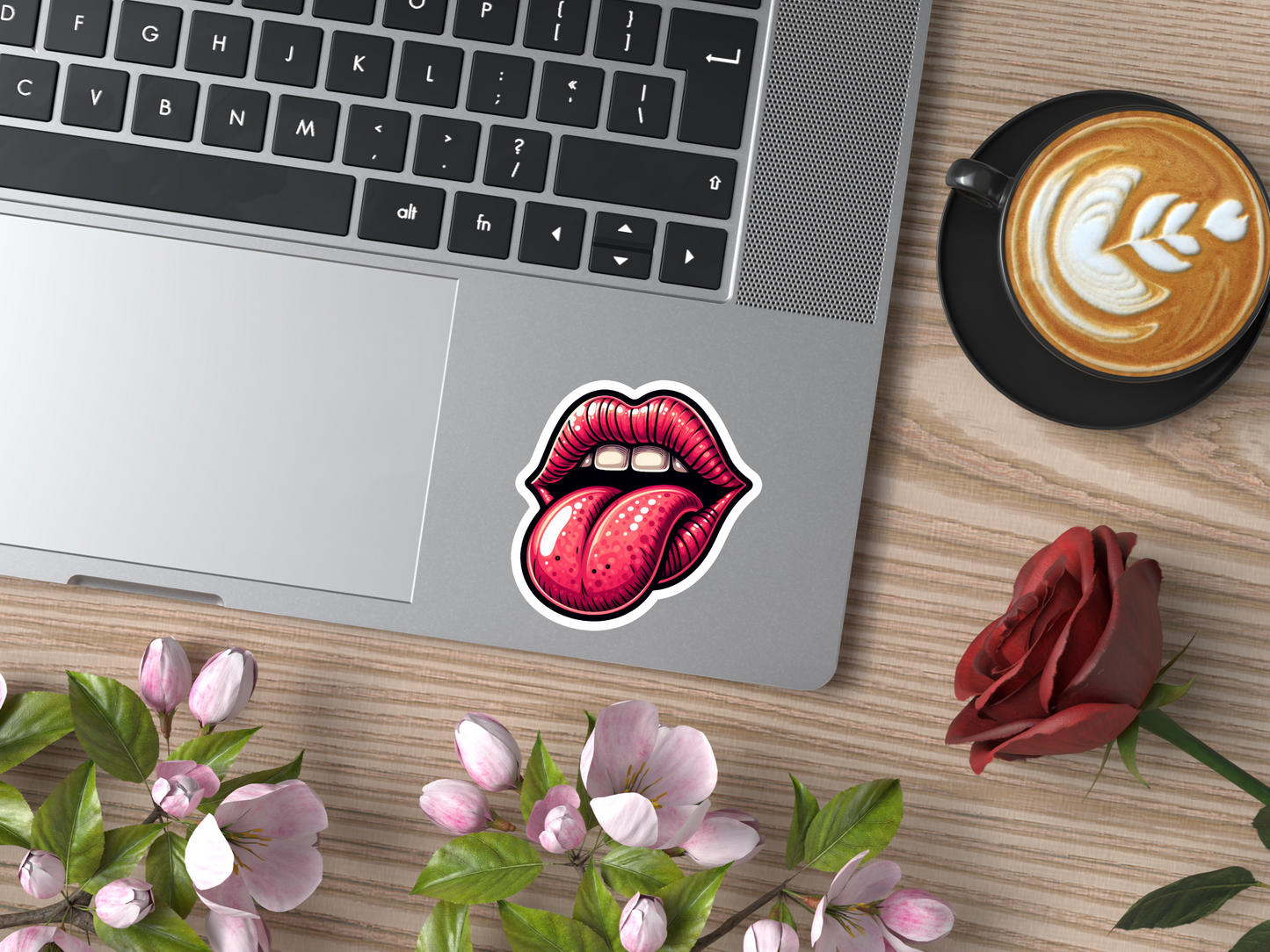 Tongue Sticking Out Sticker
