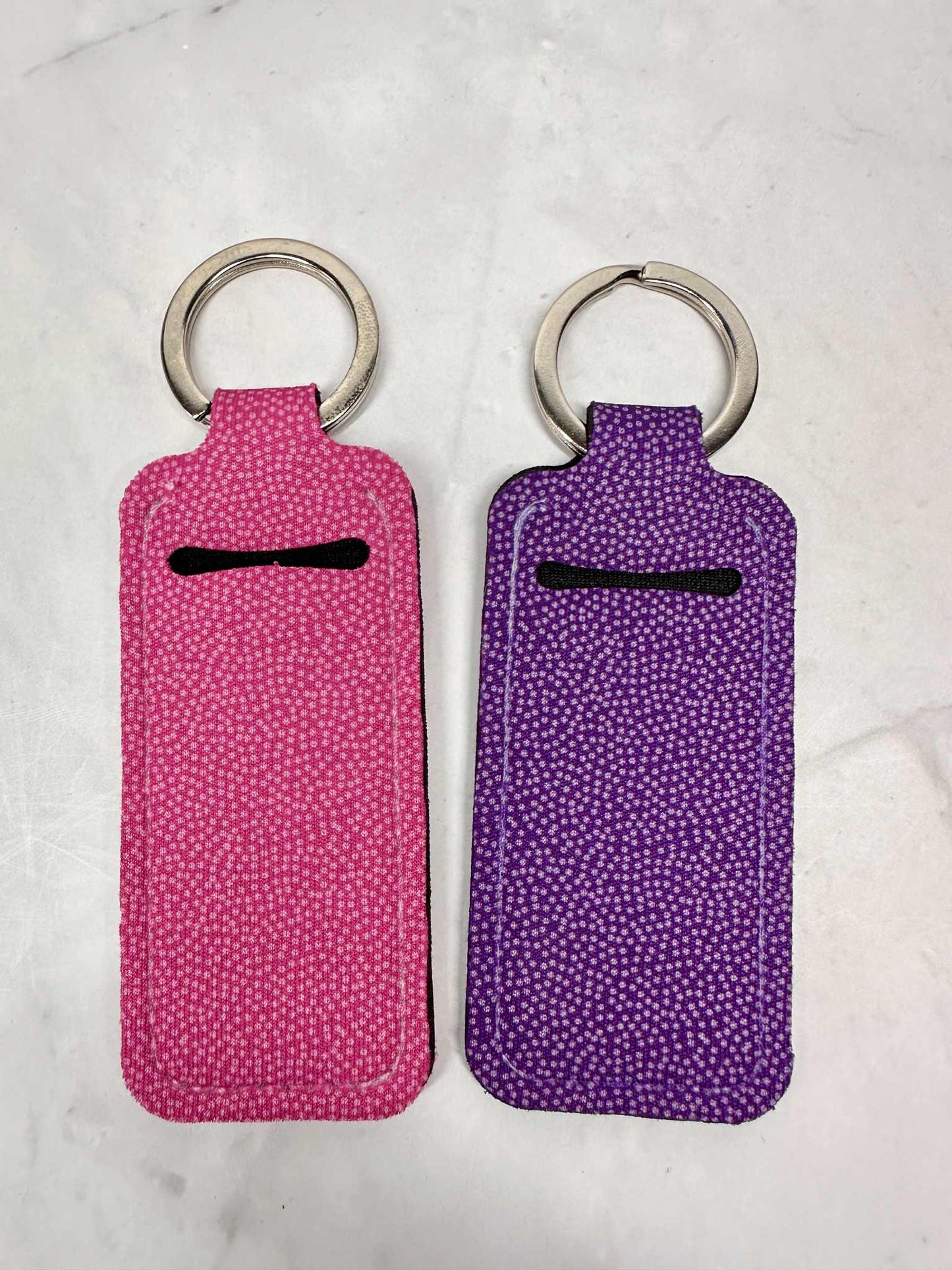 Lip Balm Holder Keychains_Dots