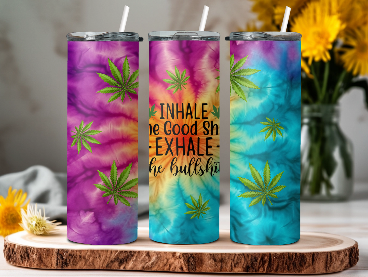 Inhale The good Shit 20oz Tumbler