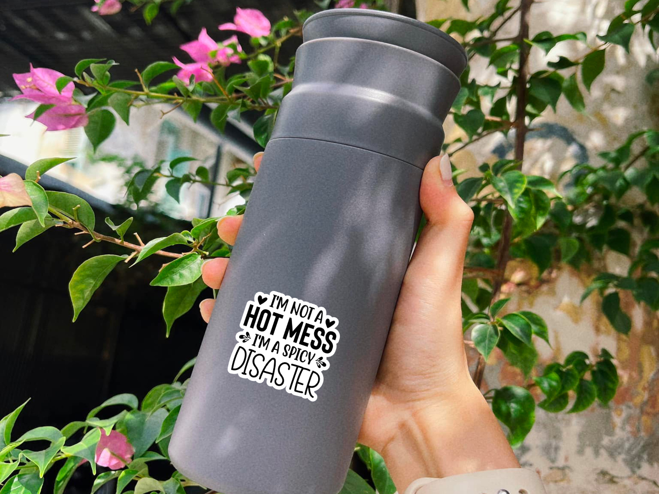 I'm Not A Hot Mess I'm A Spicy Disaster Sticker