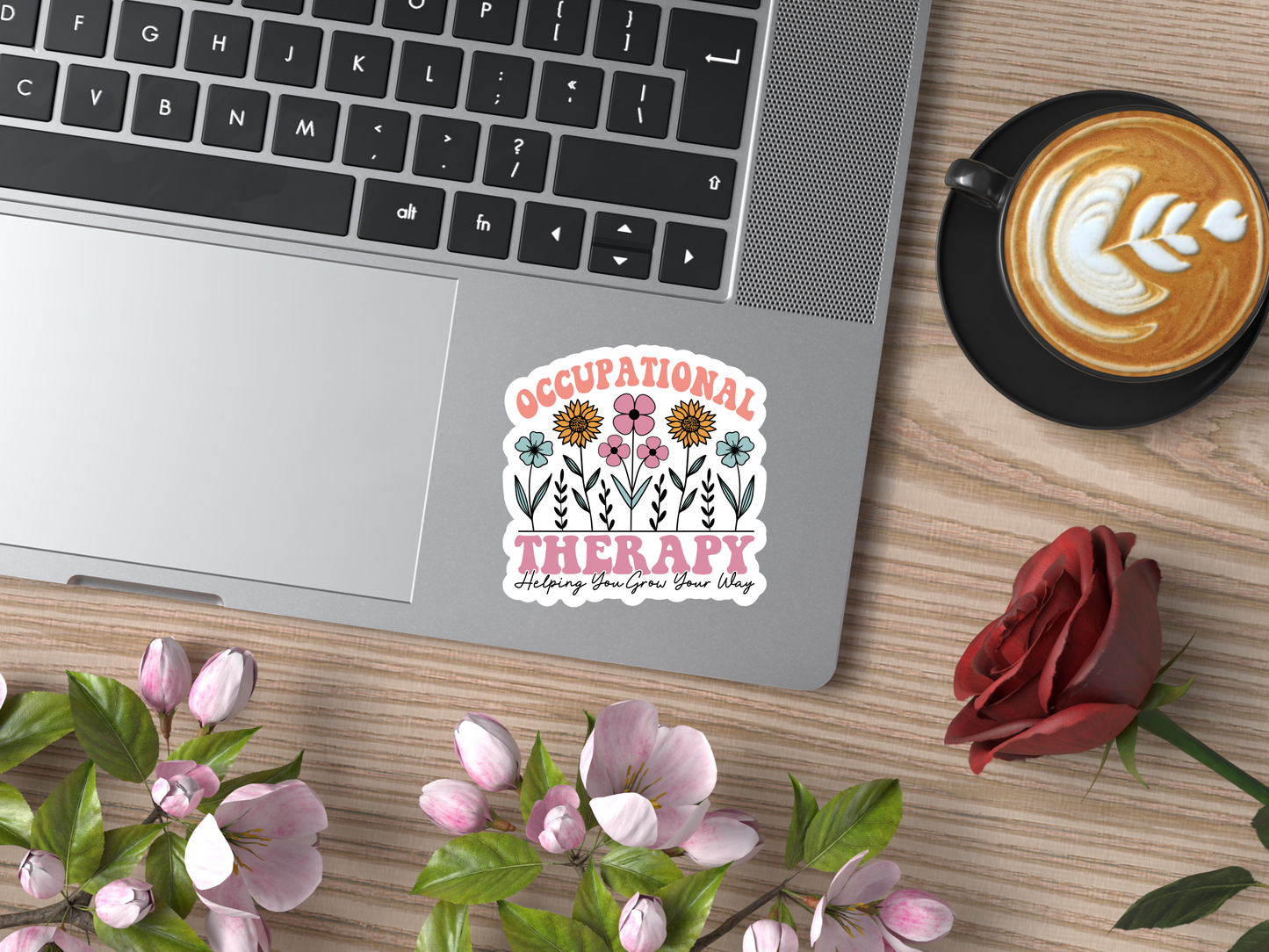 Occupational Therapy Helping You Grow Sticker