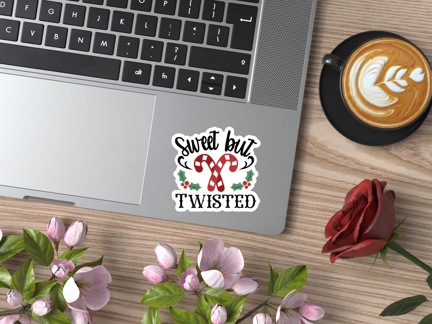 Sweet But Twisted Sticker