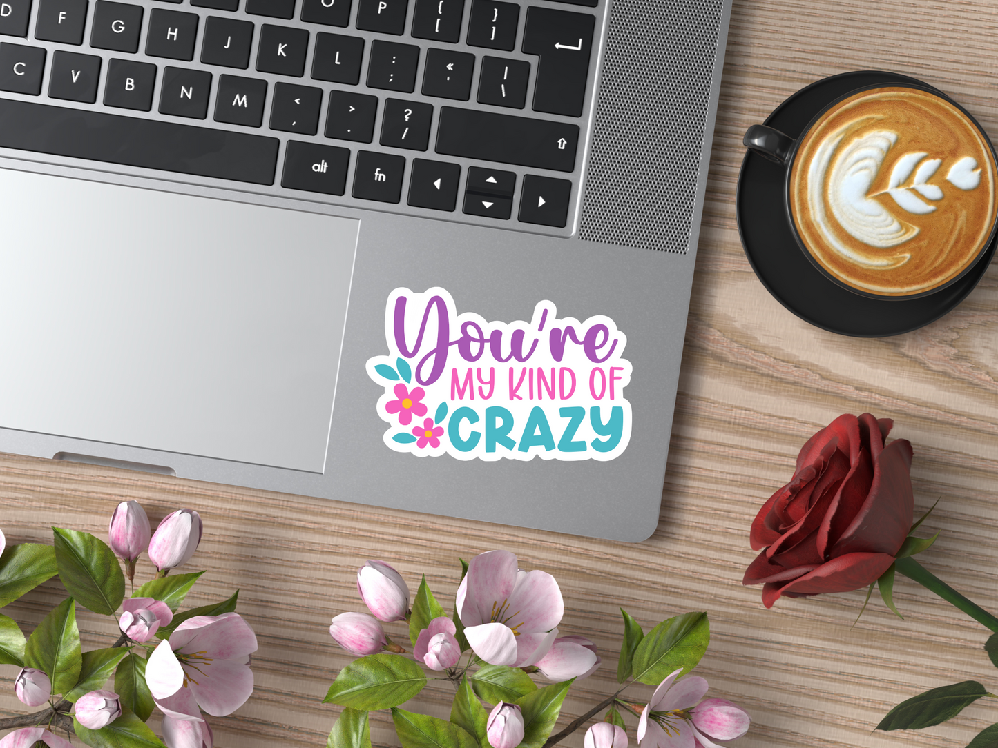 You're My Kind Of Crazy Sticker