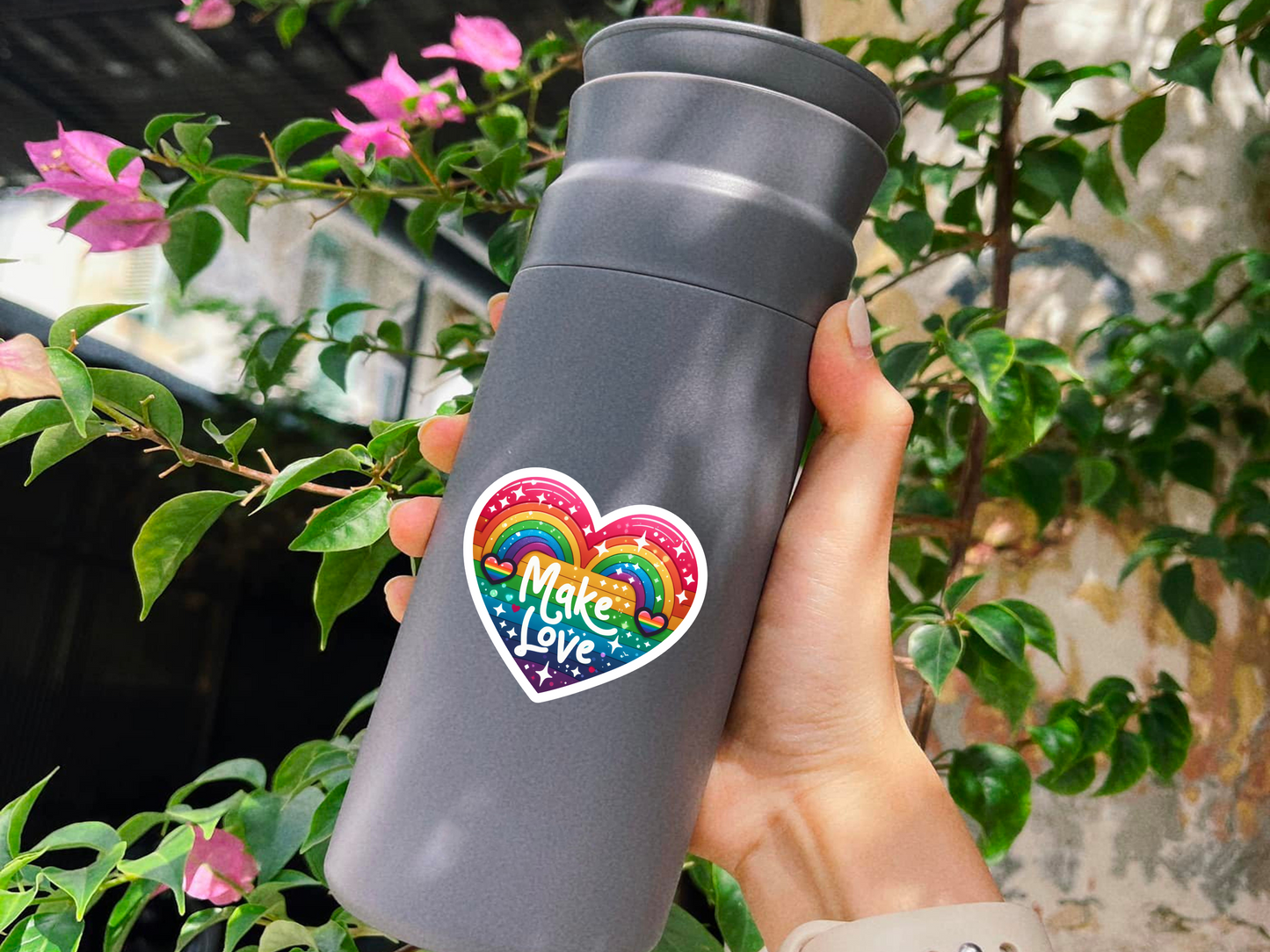 Rainbow Make Love Sticker