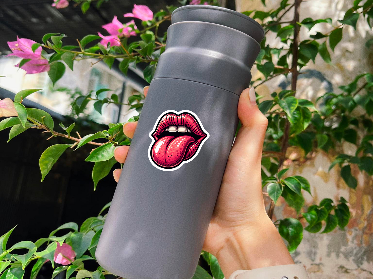 Tongue Sticking Out Sticker