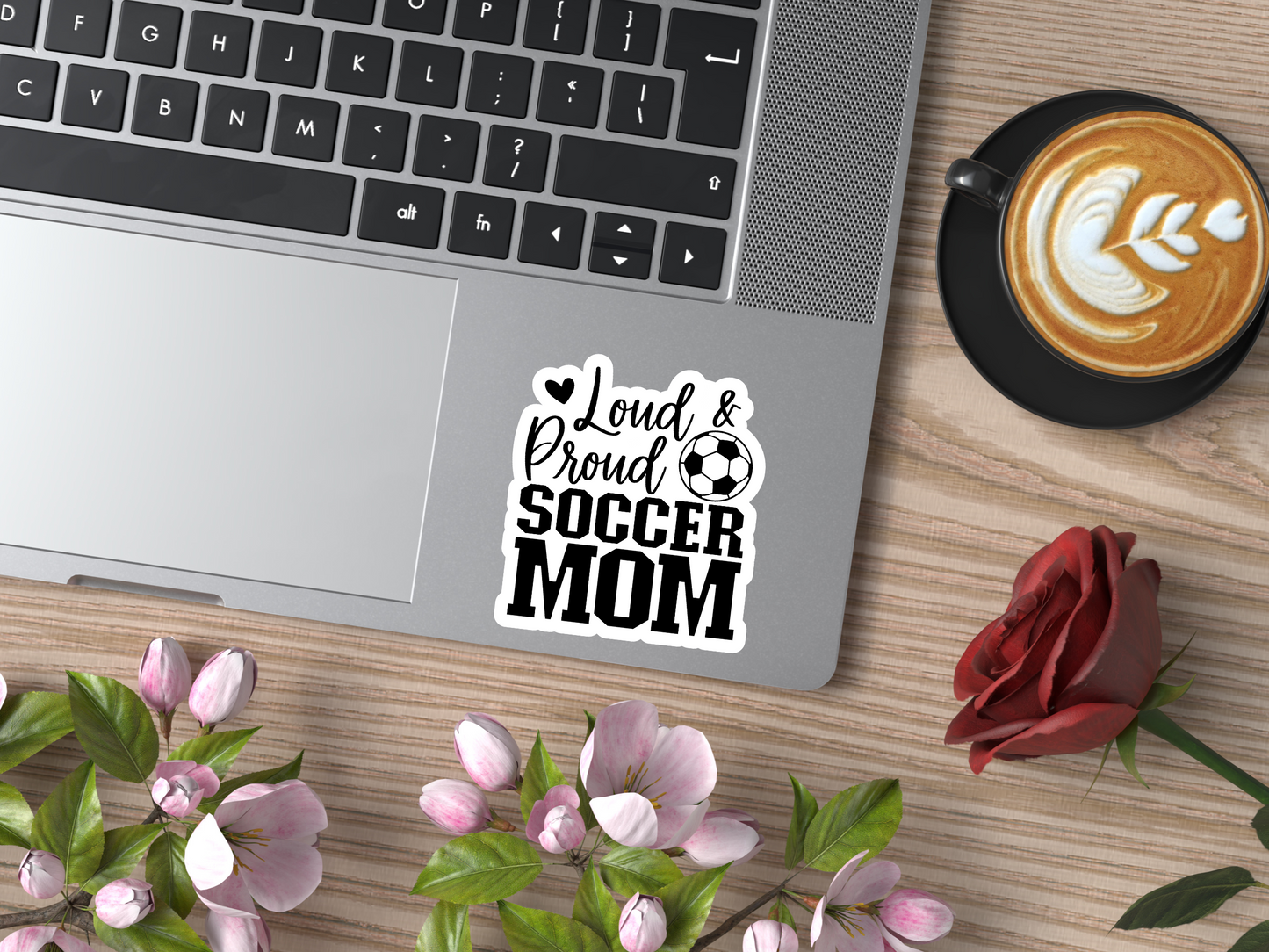 Loud And Proud Soccer Mom Sticker