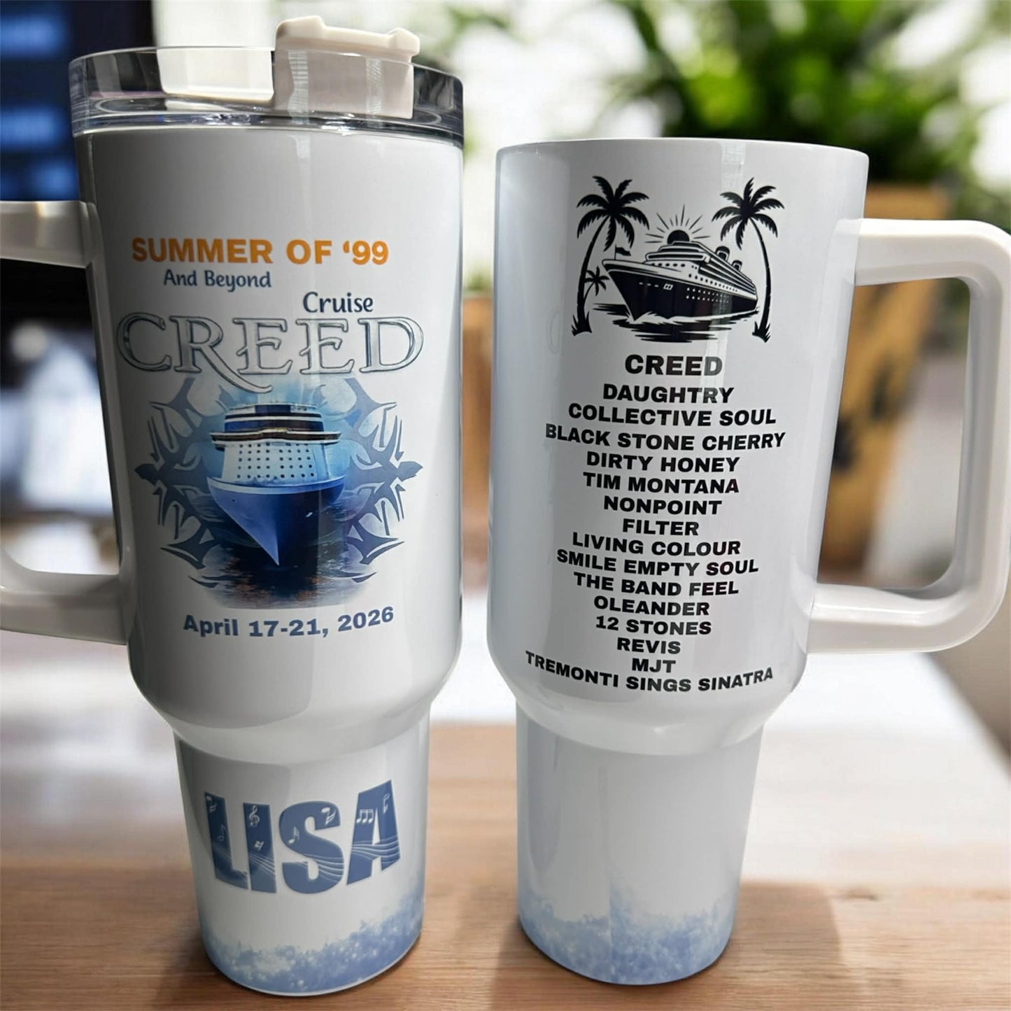 40oz Creed Cruise Personalized Tumbler