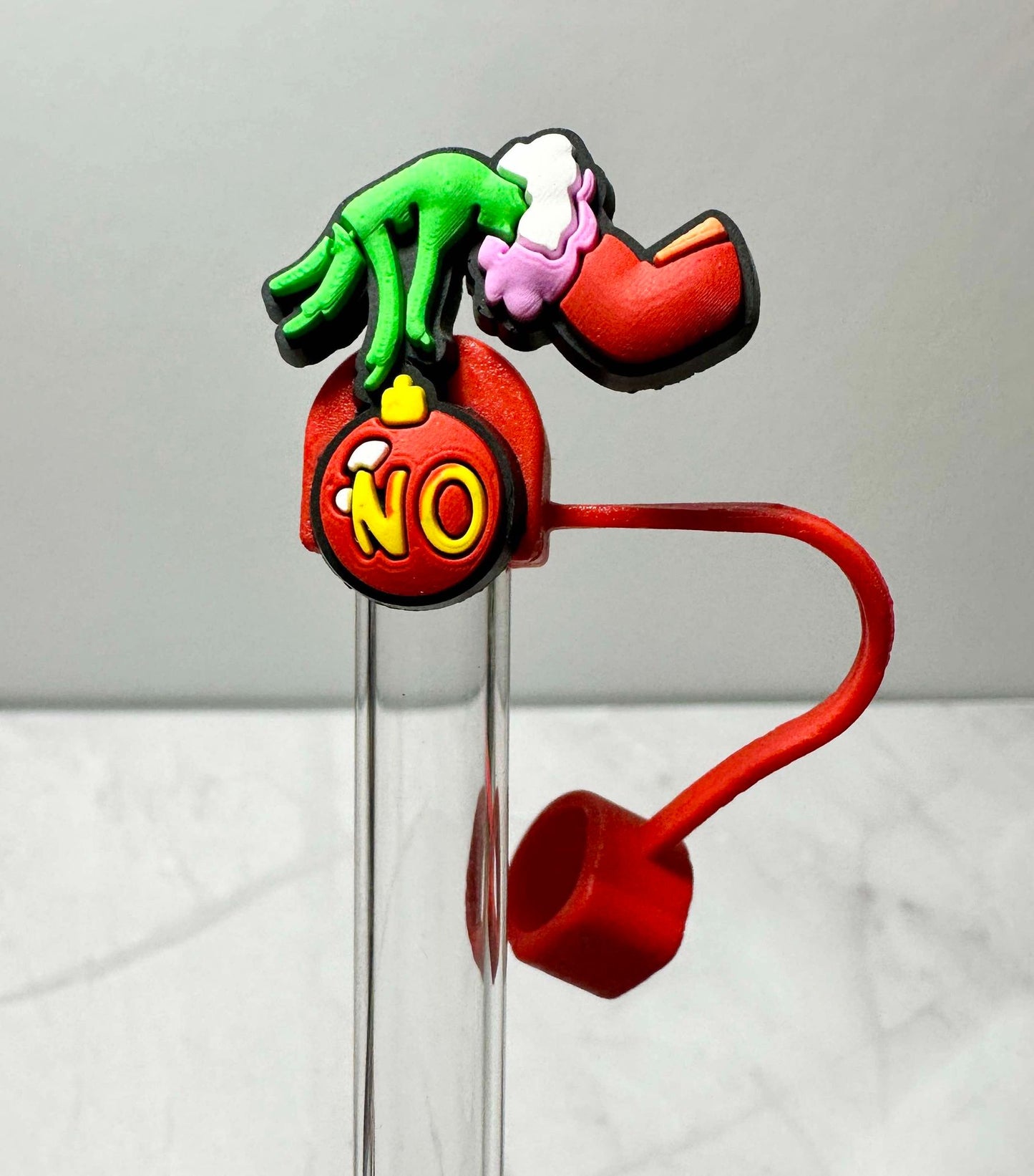 Christmas Straw Toppers (Larger)