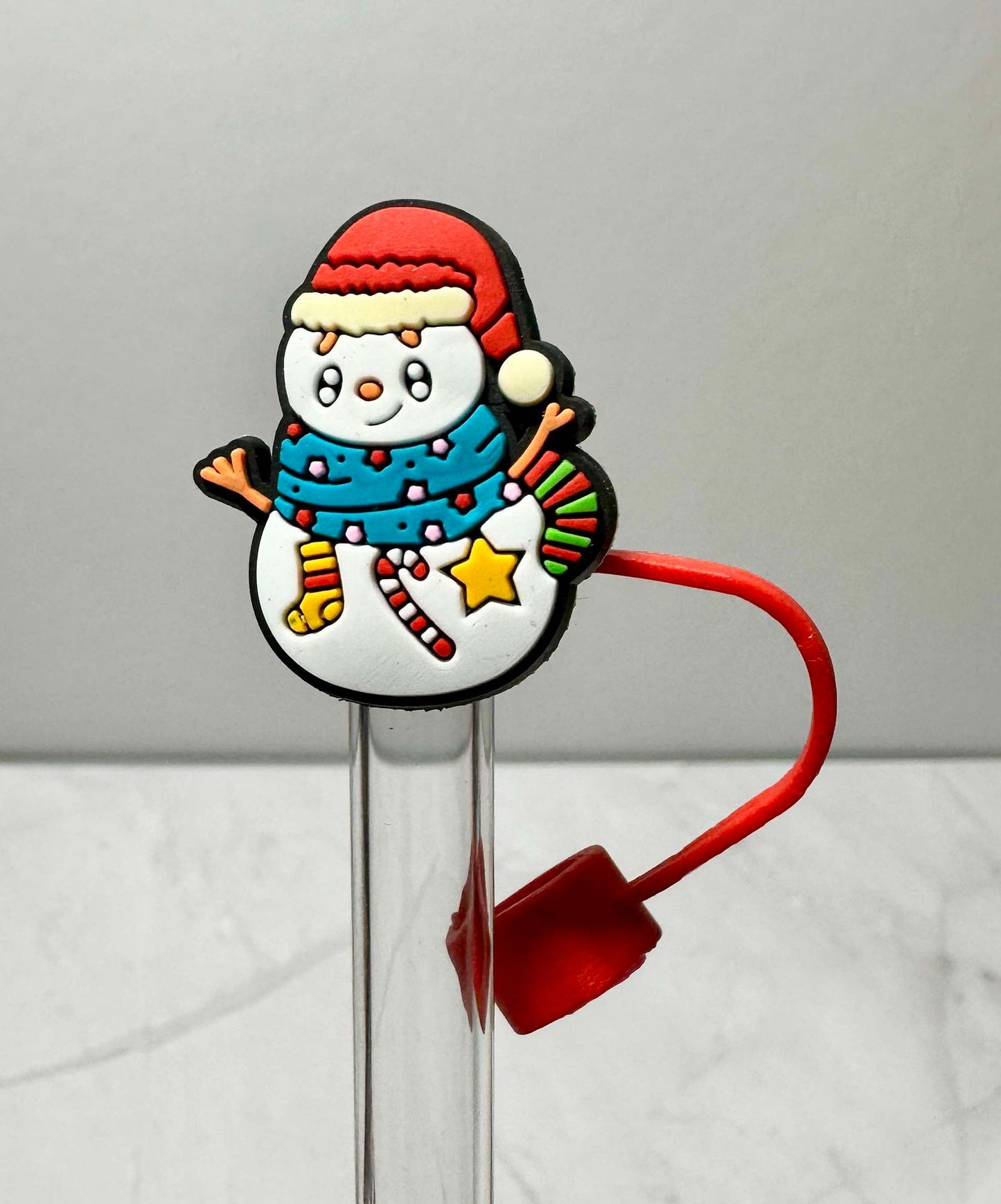 Christmas Straw Toppers (Larger)