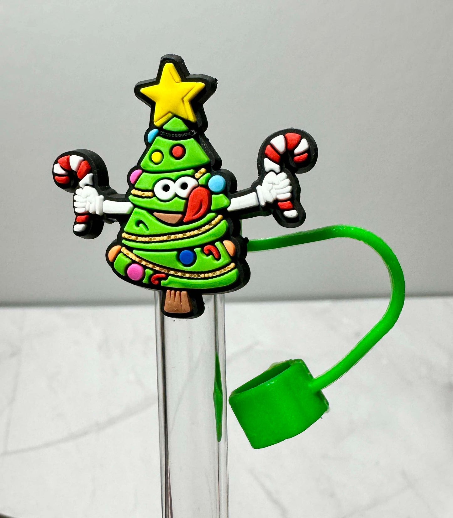 Christmas Straw Toppers (Larger)