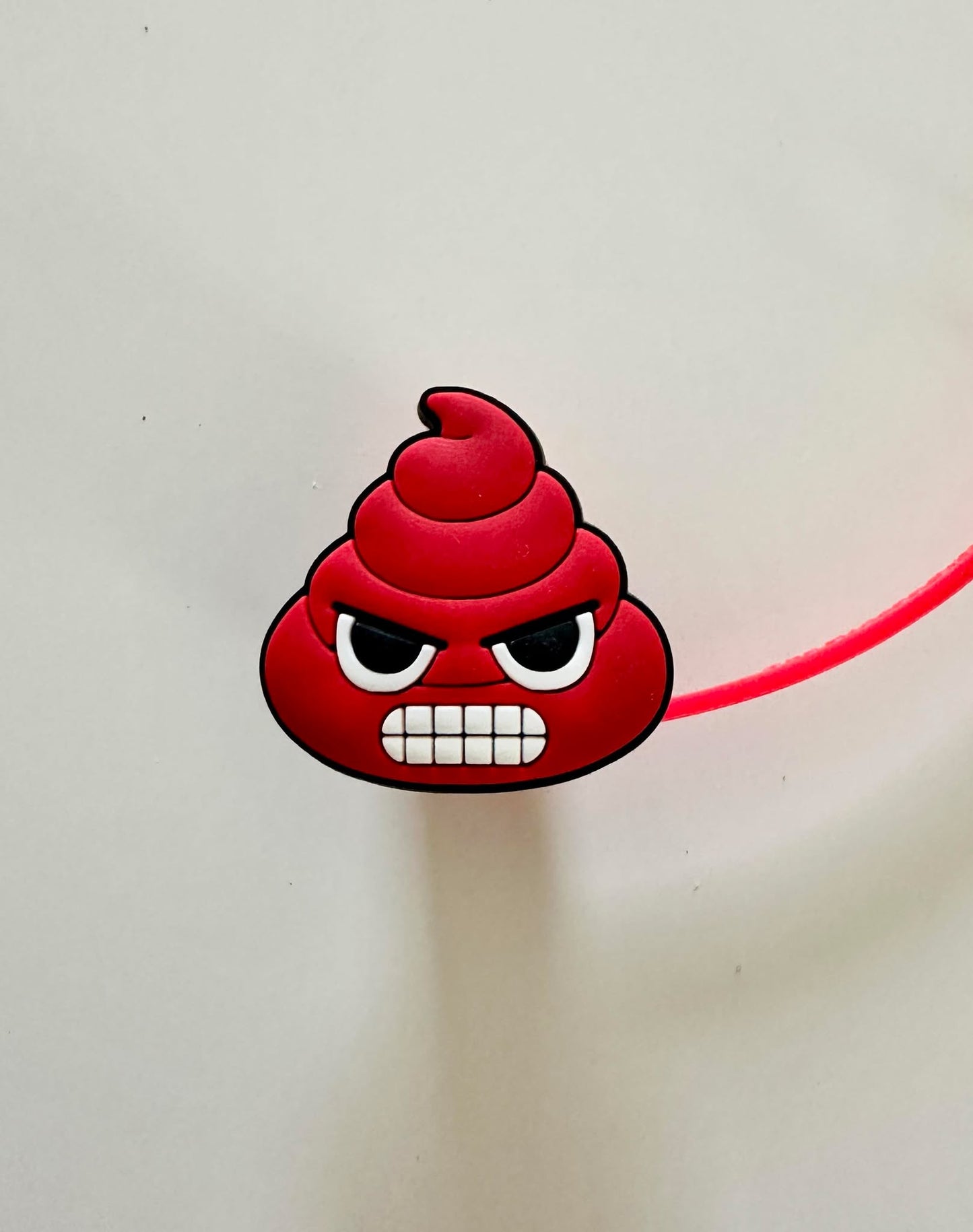 Poop Emoji Straw Toppers