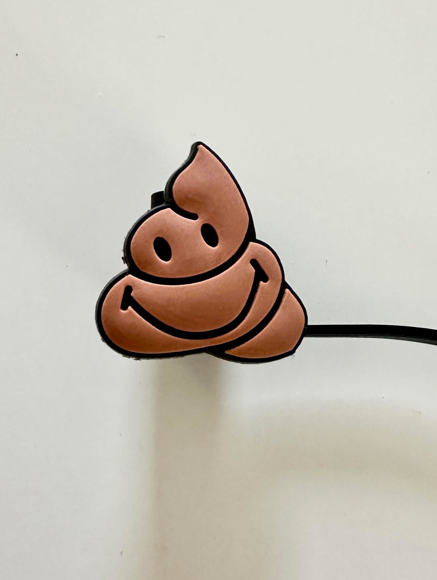 Poop Emoji Straw Toppers