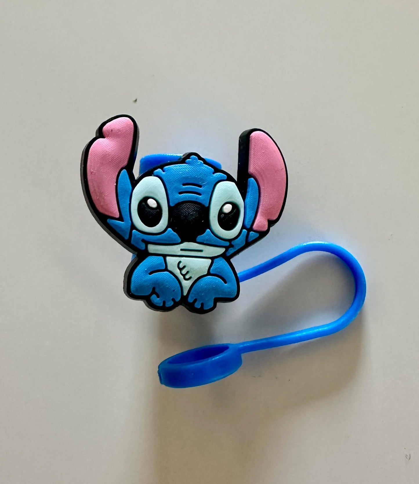 Cute Blue Alien Straw Toppers
