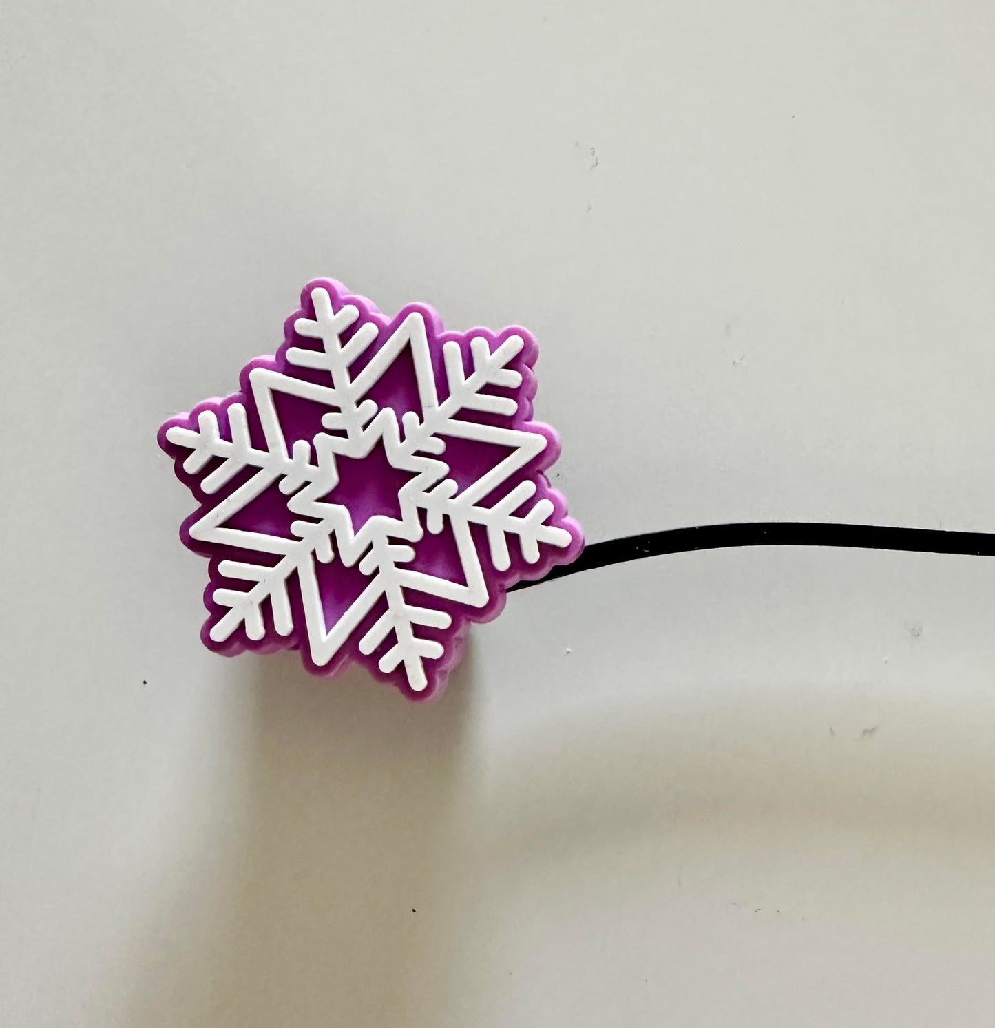 Snowflake Straw Toppers