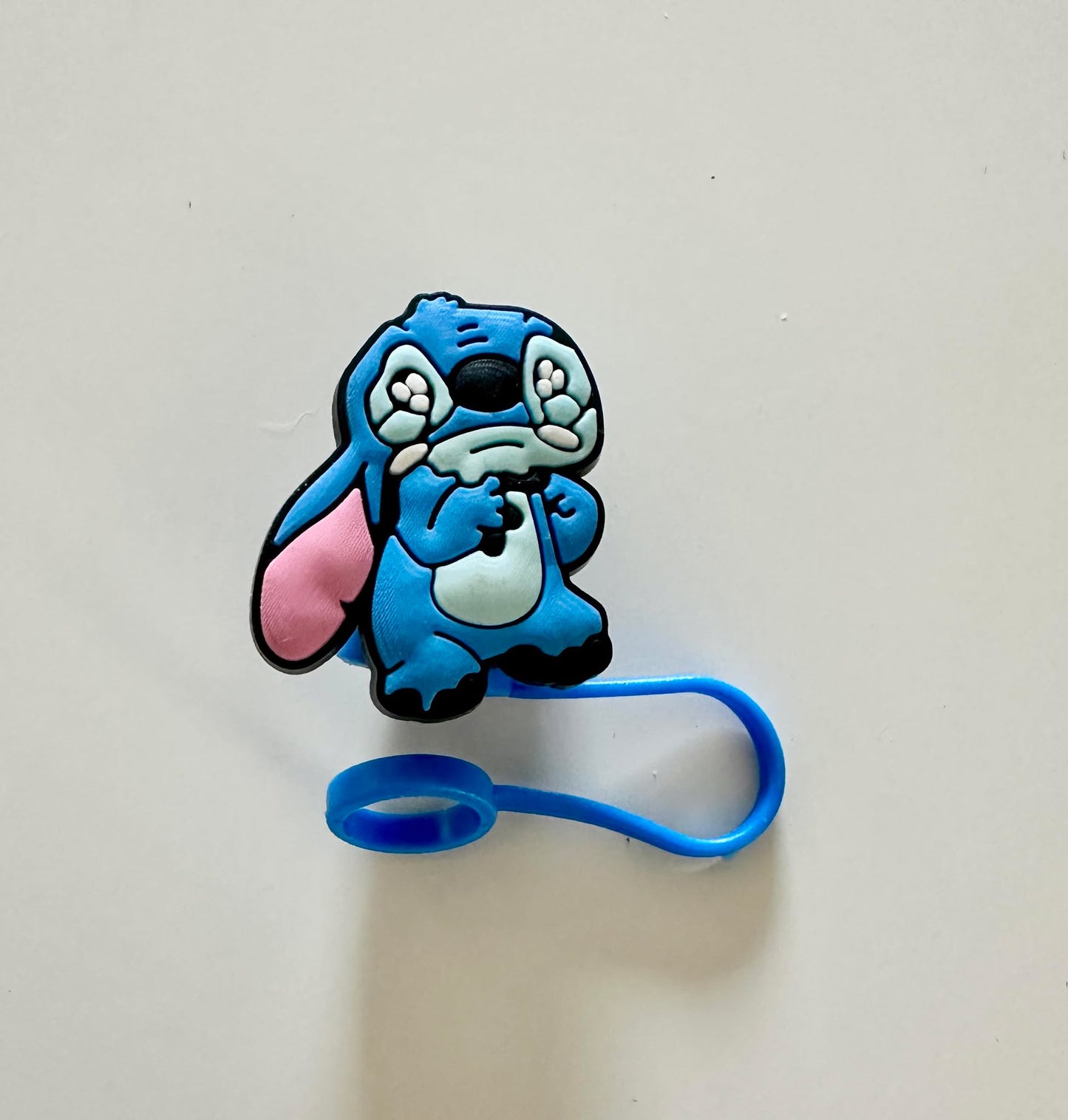 Cute Blue Alien Straw Toppers