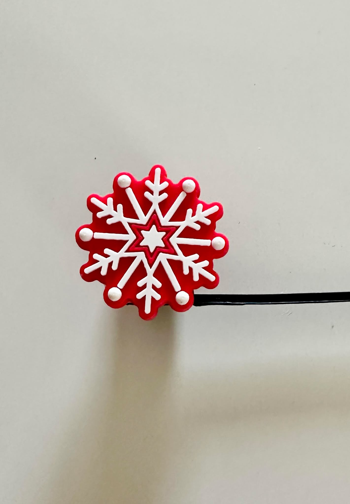 Snowflake Straw Toppers