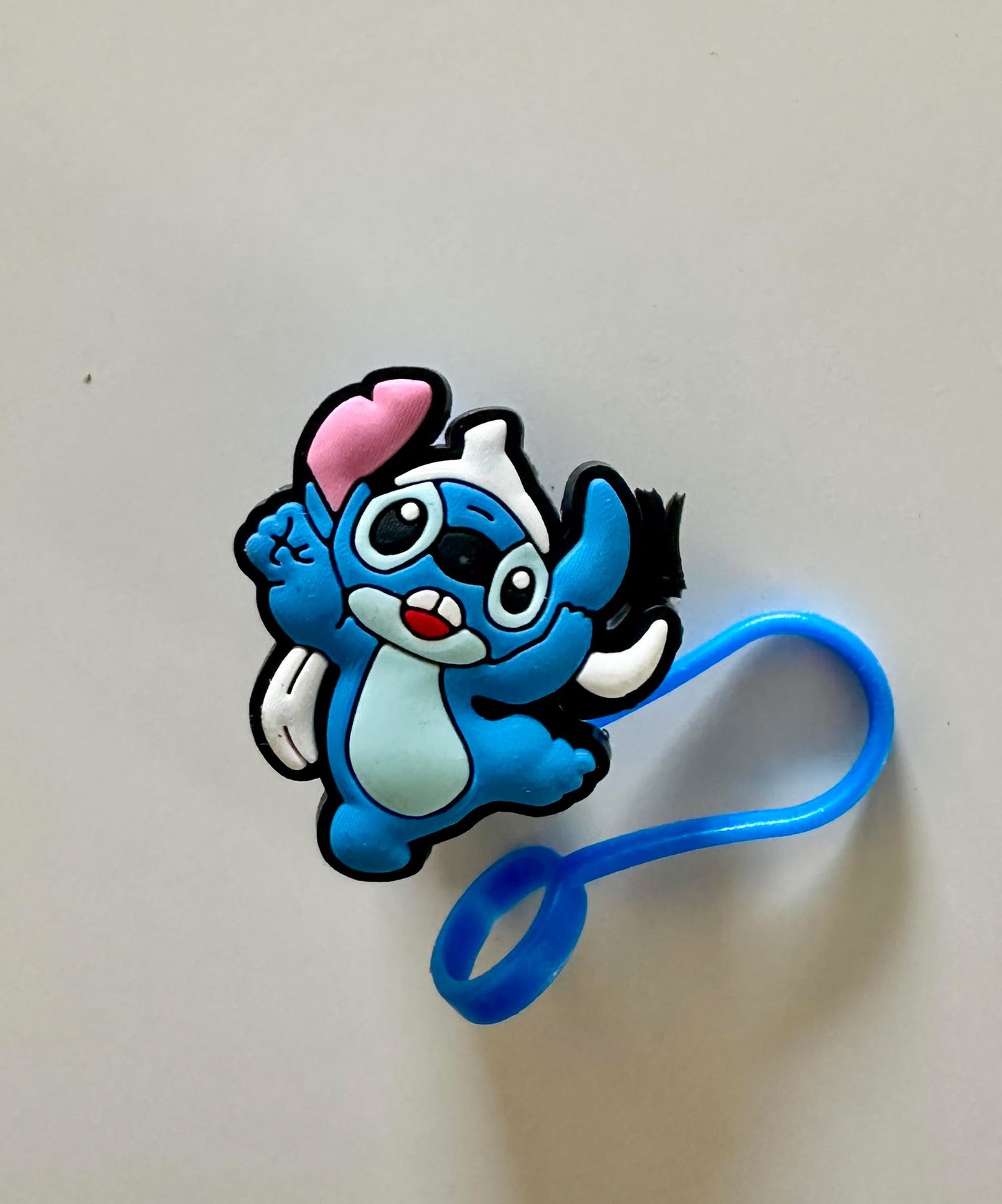 Cute Blue Alien Straw Toppers