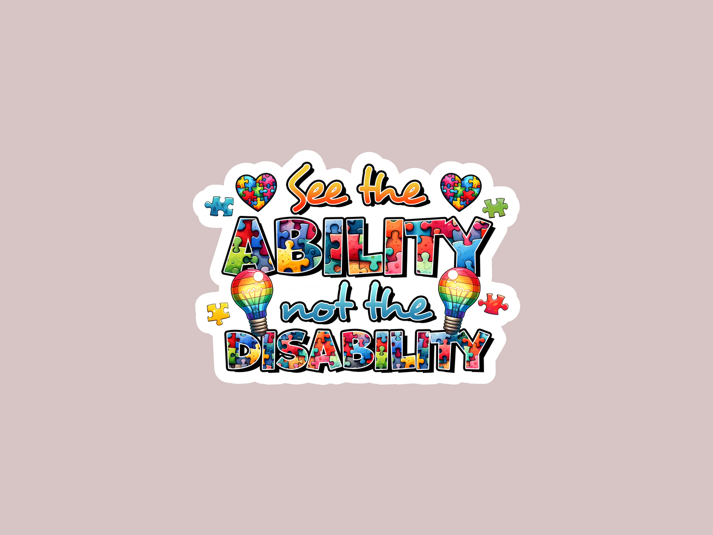 See The Ability Sticker