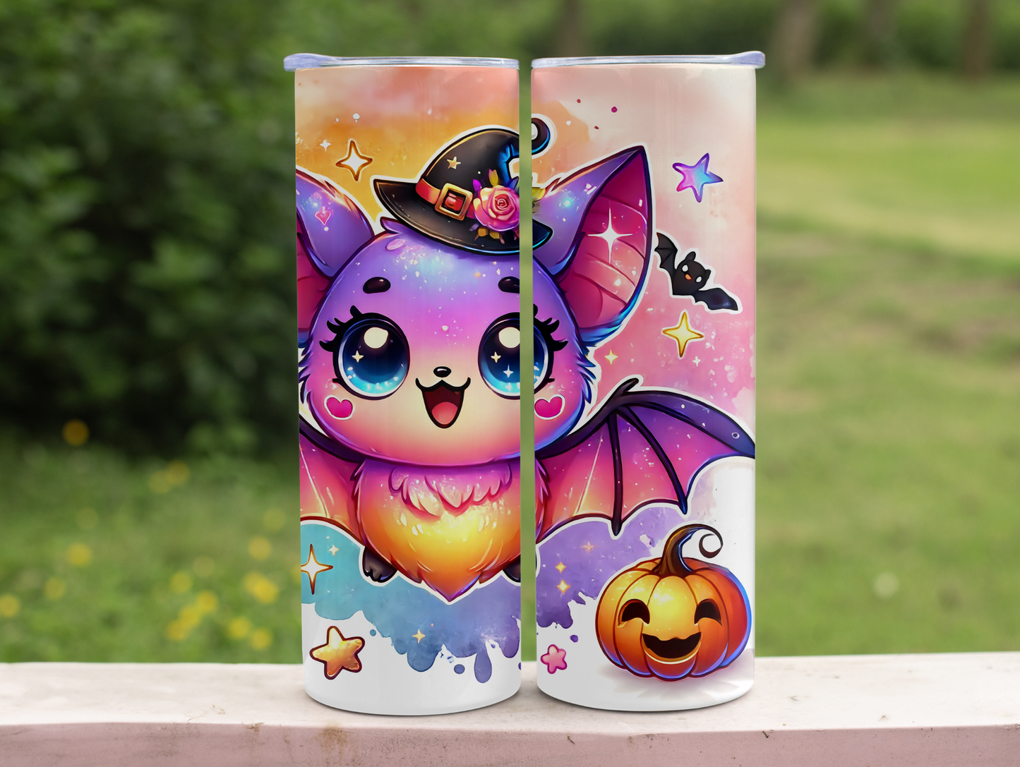 Cute Halloween Bat 20oz Tumbler