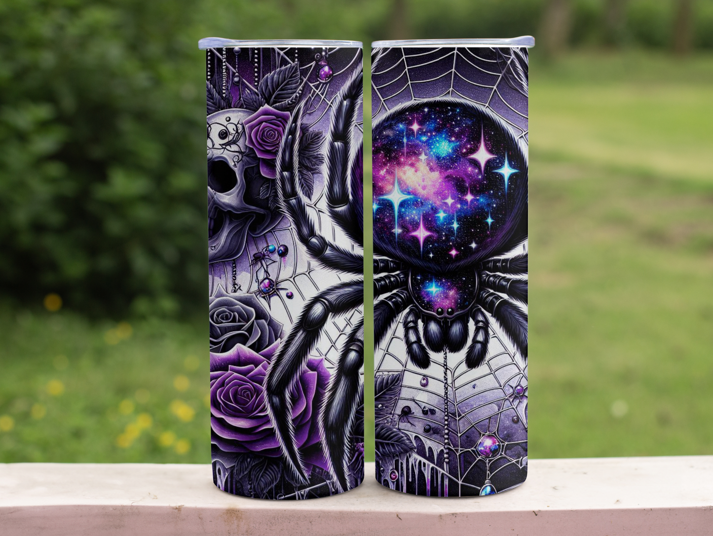 Goth Halloween Spider 20oz Tumbler