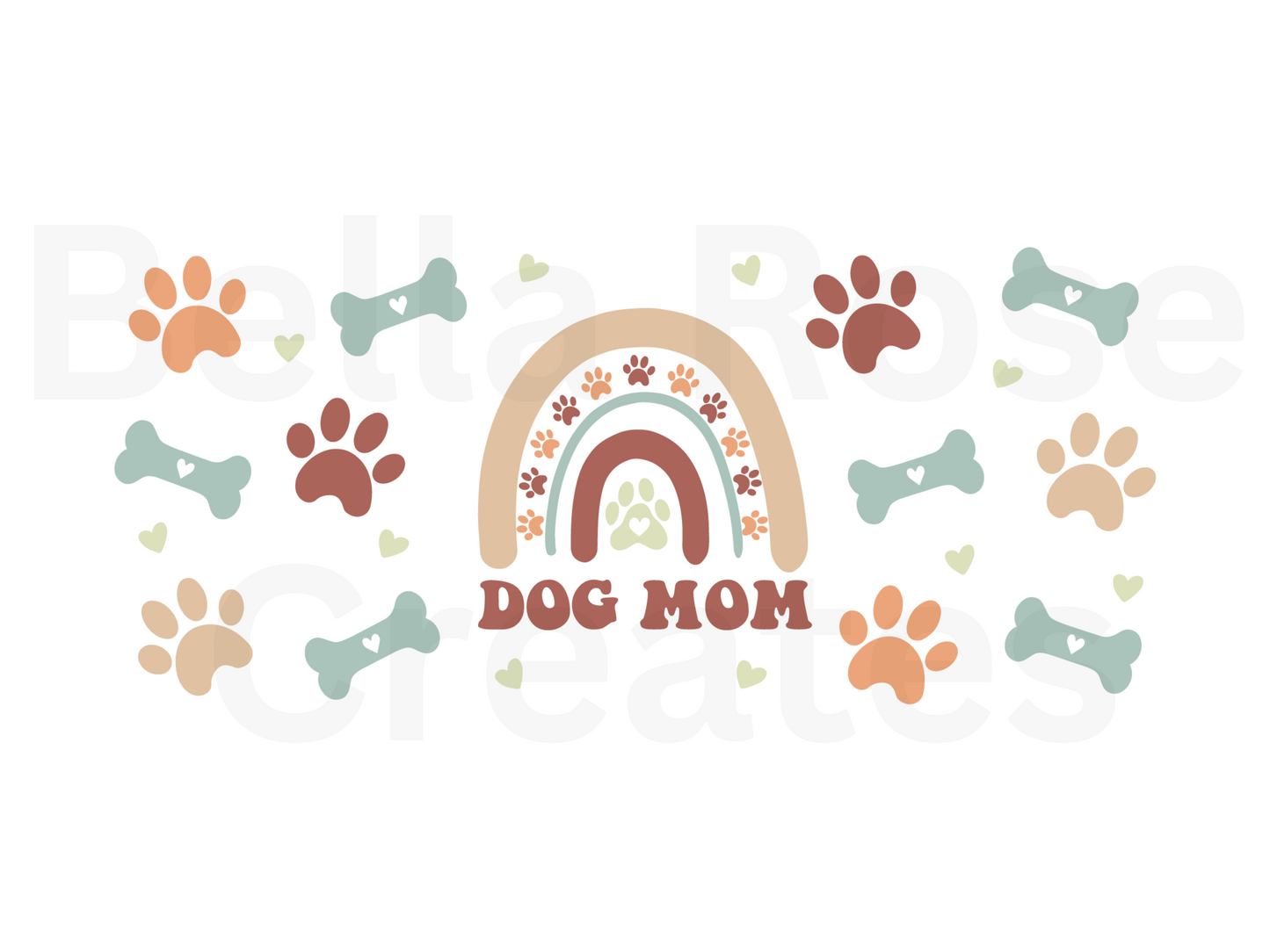 Dog Mom 16oz Glass Cup