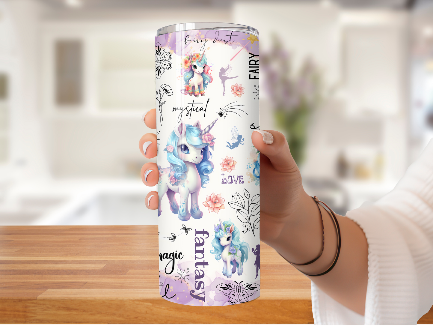 Unicorn Positivity 20oz Tumbler