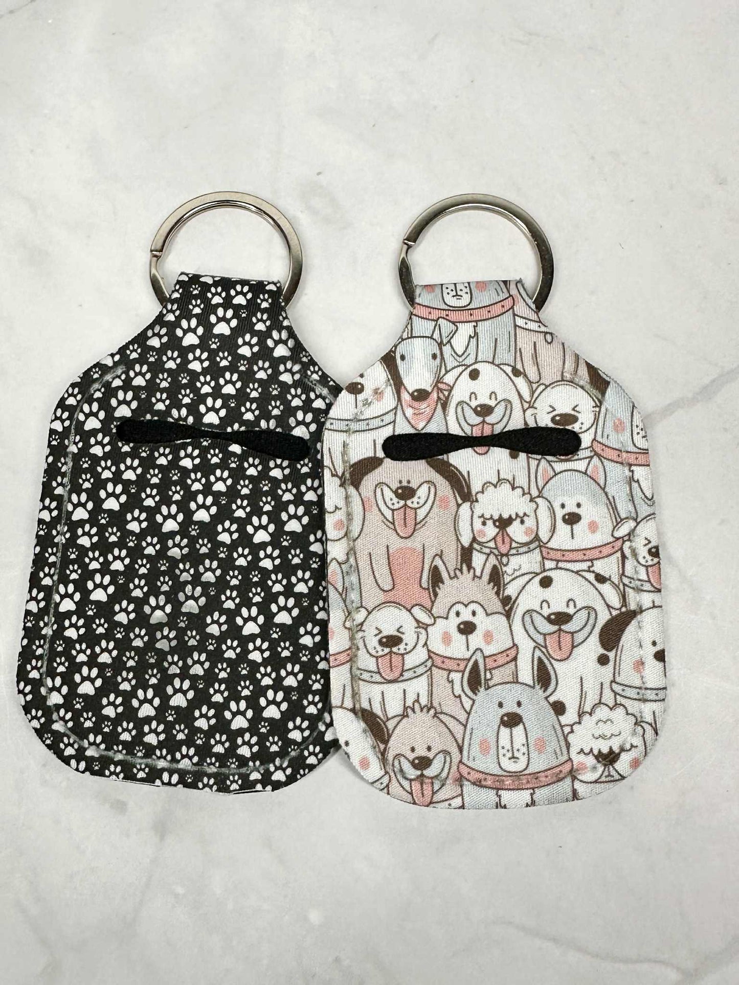 Hand Sanitizer/AirPod Holder Keychain_Animal Print