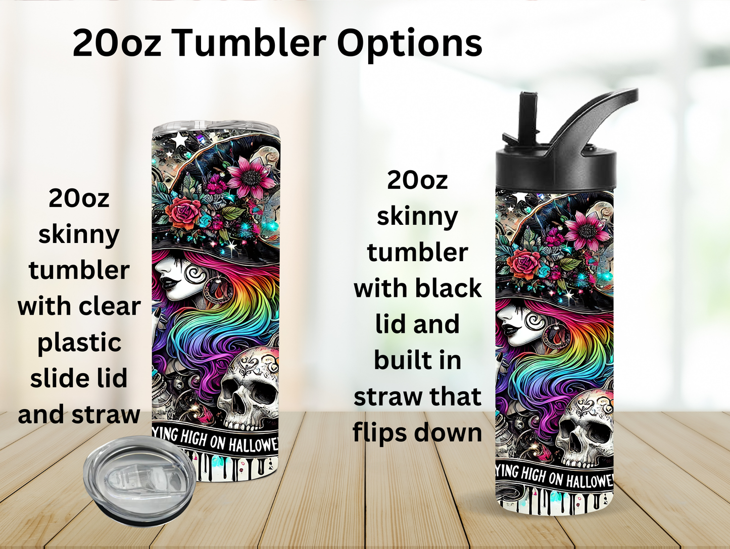Flying High On Halloween Night 20oz Tumbler