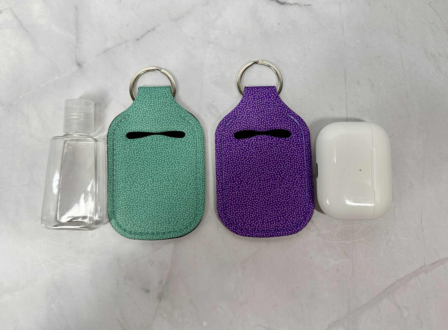 Hand Sanitizer/AirPod Holder Keychain_Dots