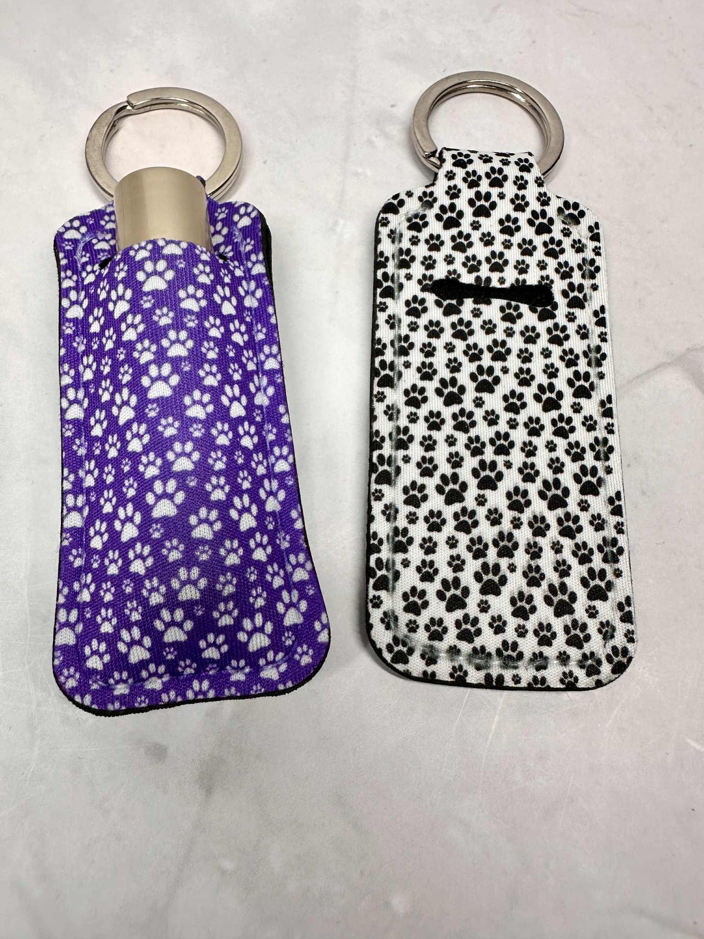 Lip Balm Holder Keychains_Animal Print