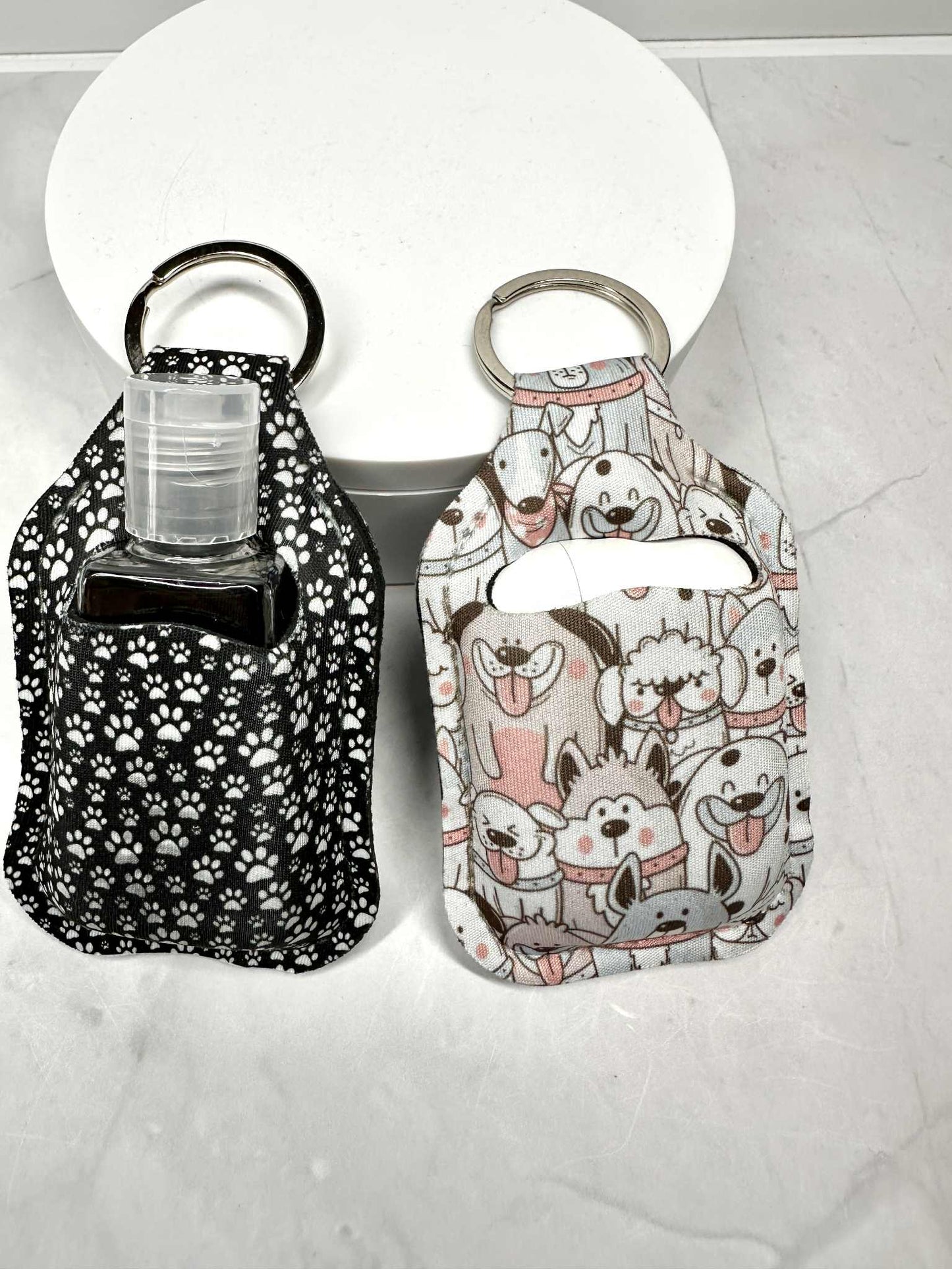 Hand Sanitizer/AirPod Holder Keychain_Animal Print