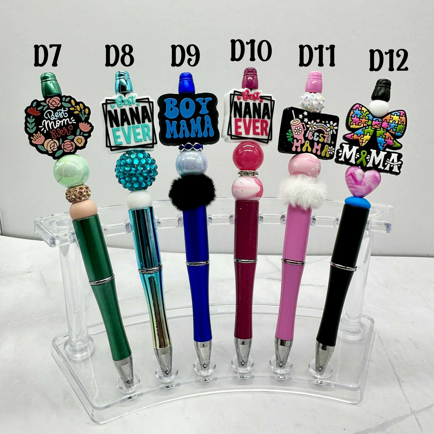 Beaded Pens w/Silicone Focal Beads_5