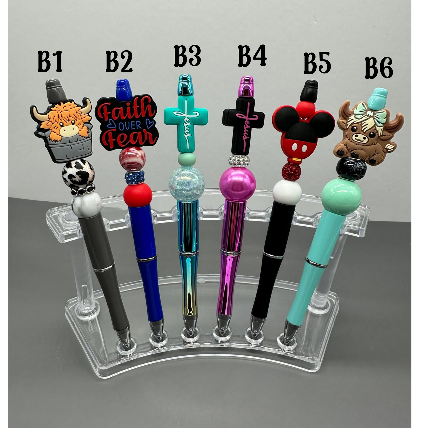 Beaded Pens W/Silicone Focal Beads_3