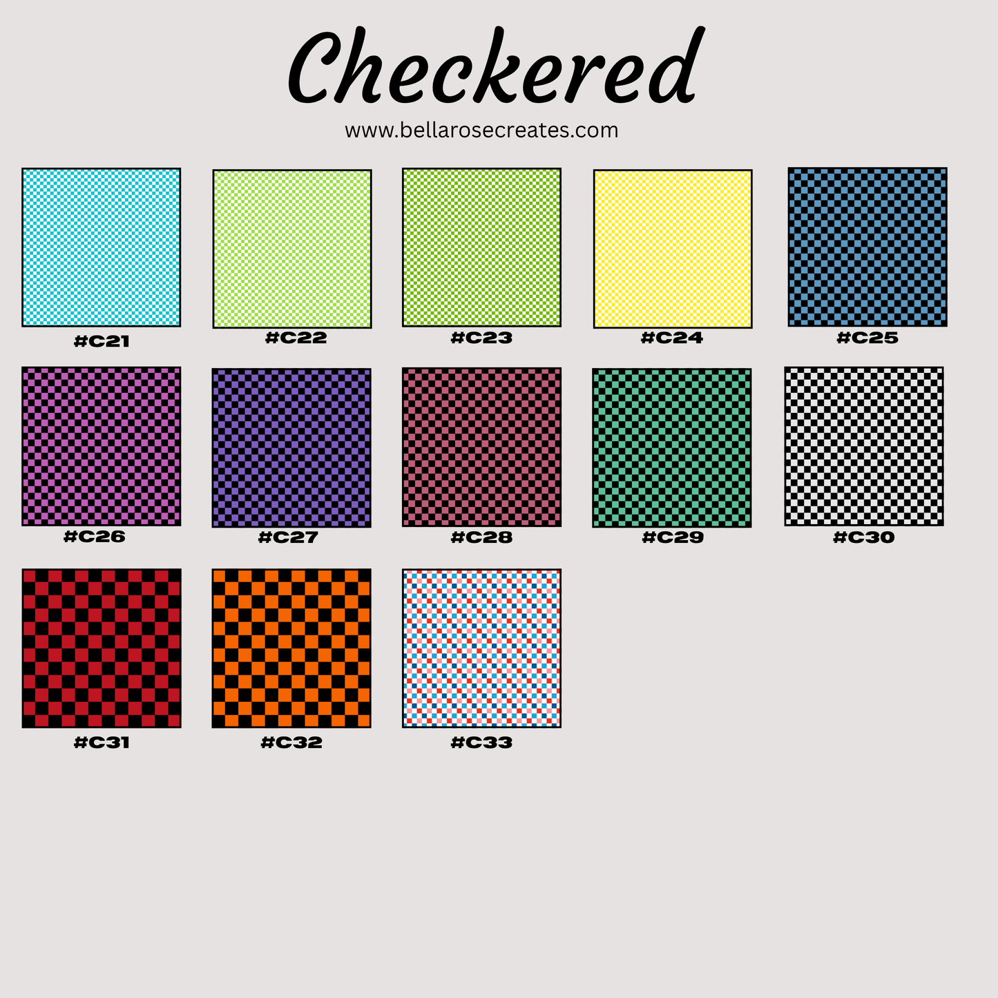Lip Balm Holder Keychains_Checkered
