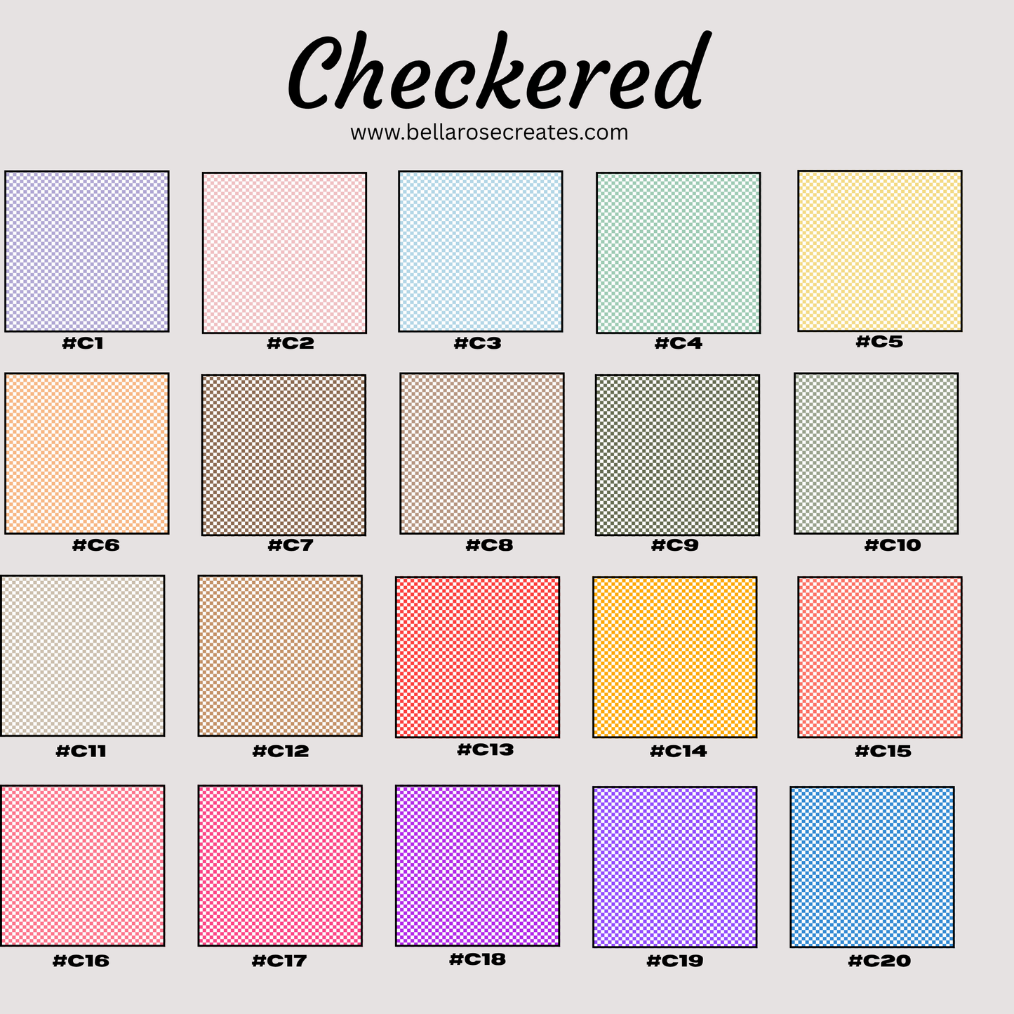 Lip Balm Holder Keychains_Checkered