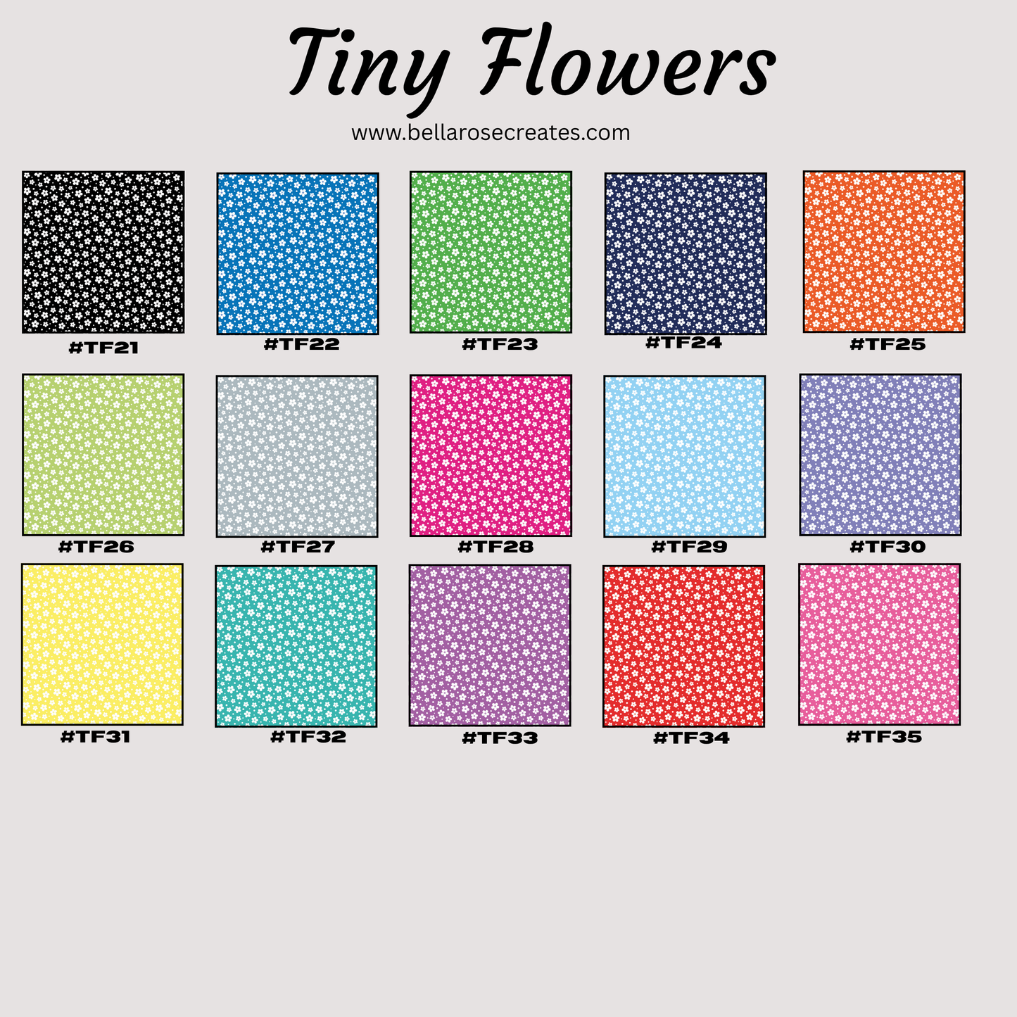 Lip Balm Holder Keychain_Tiny Flowers