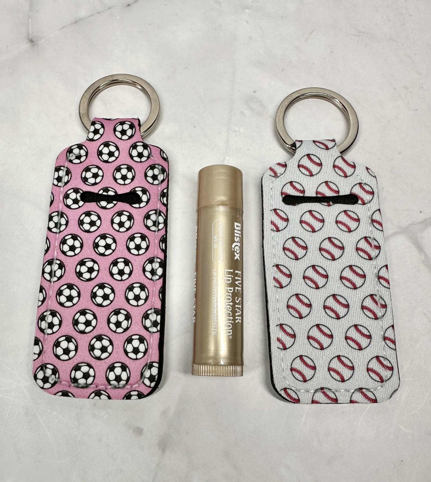 Lip Balm Holder Keychains_Kids/Sports