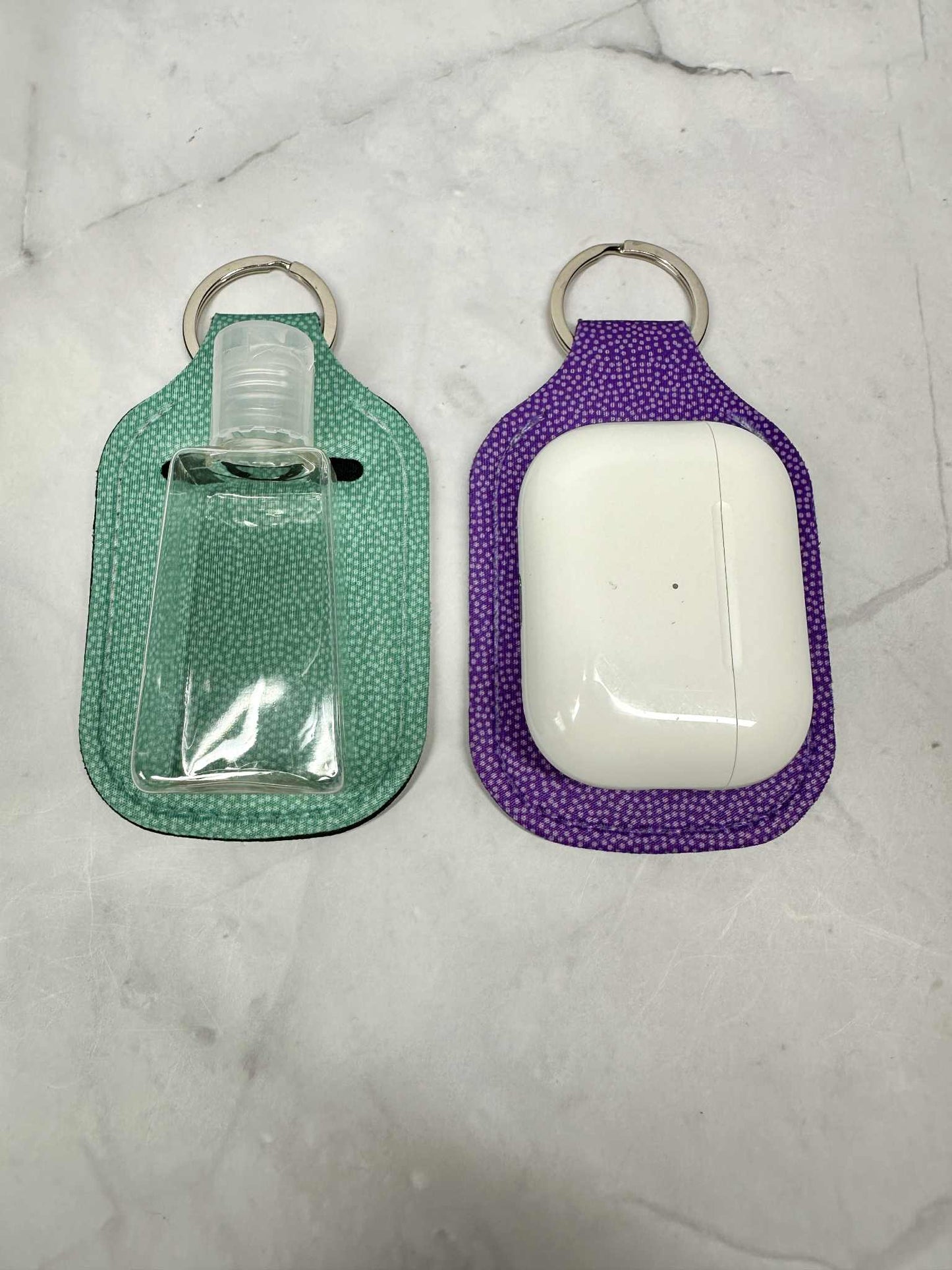 Hand Sanitizer/AirPod Holder Keychain_Dots