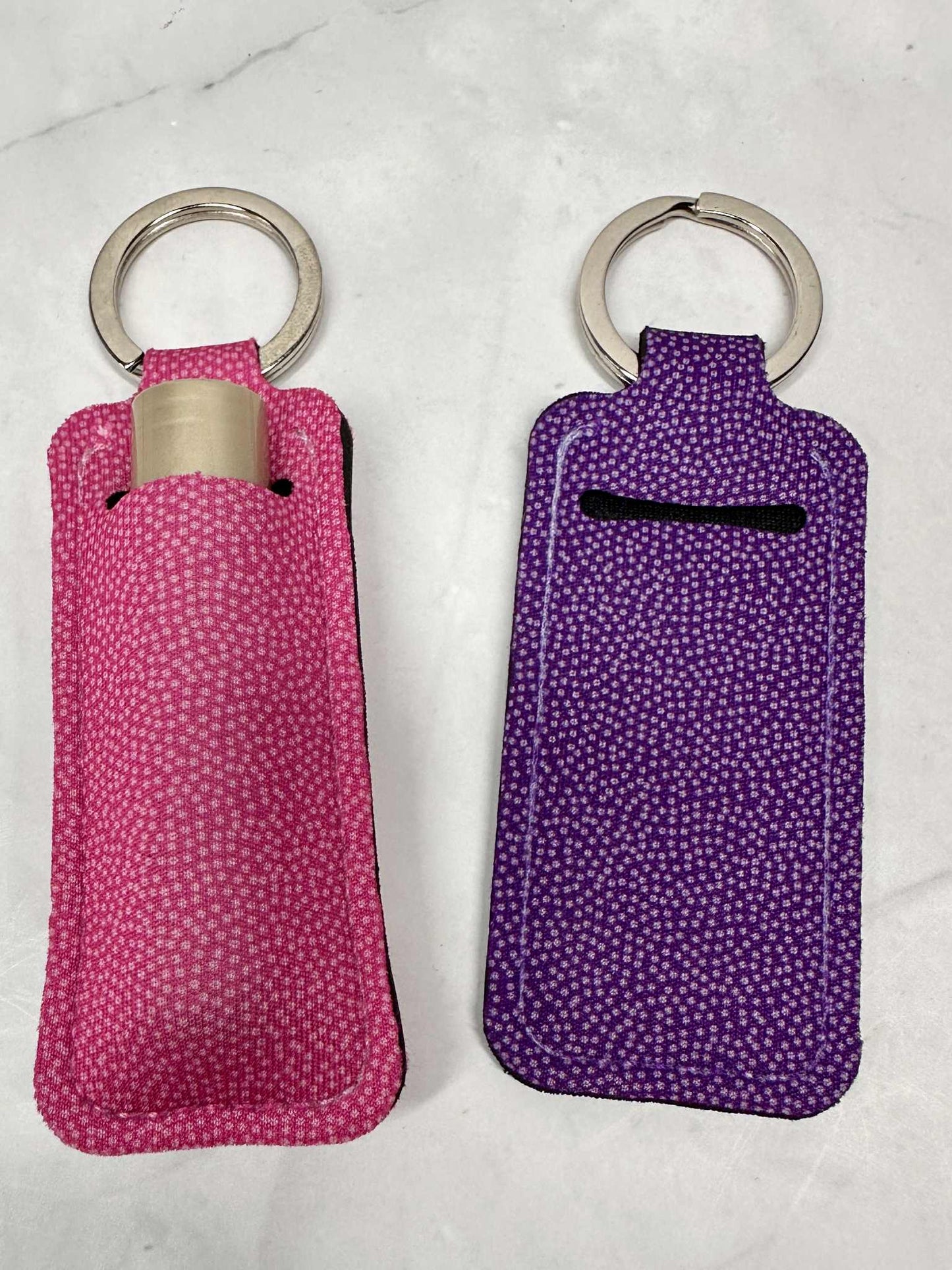 Lip Balm Holder Keychains_Dots