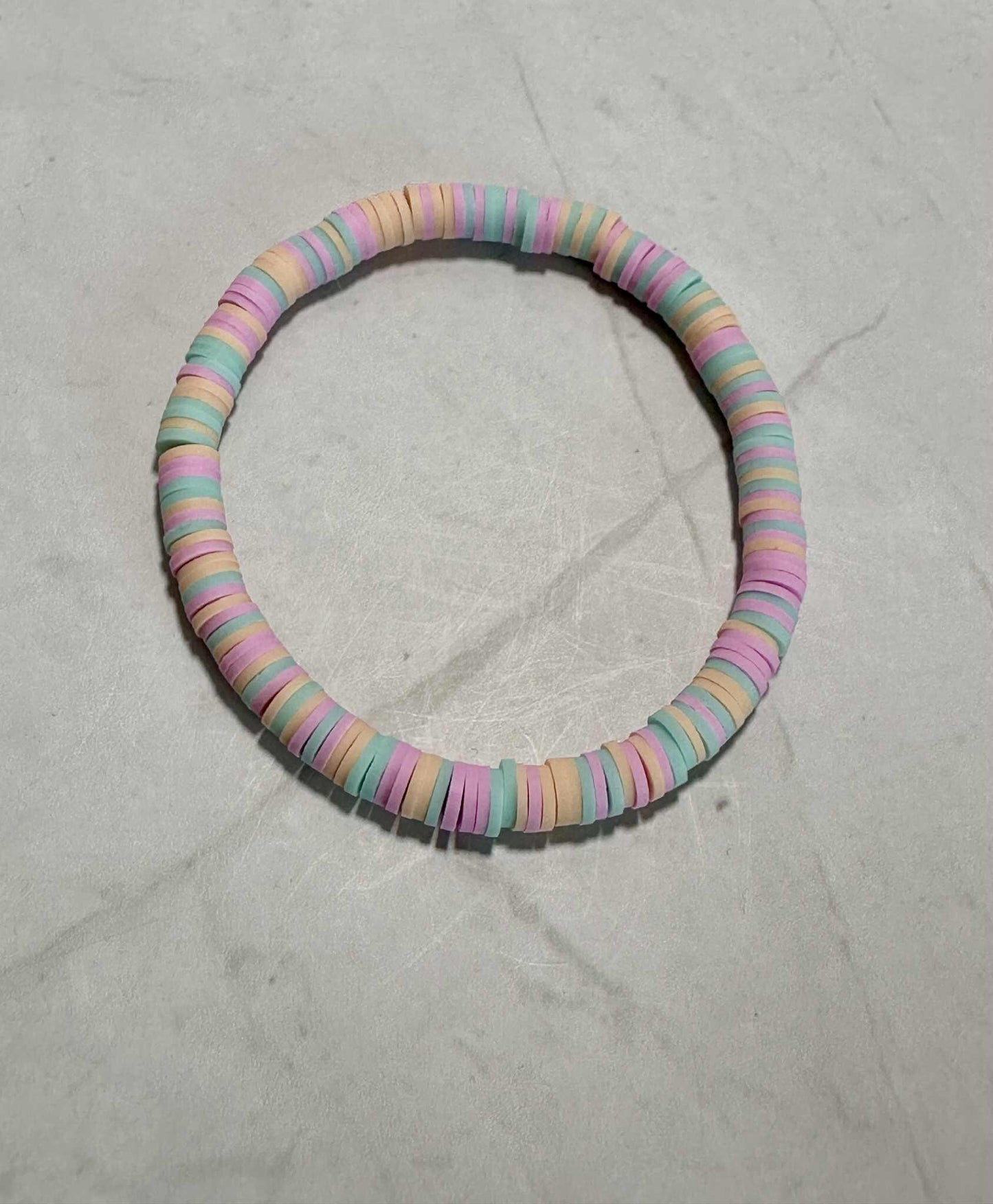 Single Strand Spring Harmony Clay Beaded Bracelet