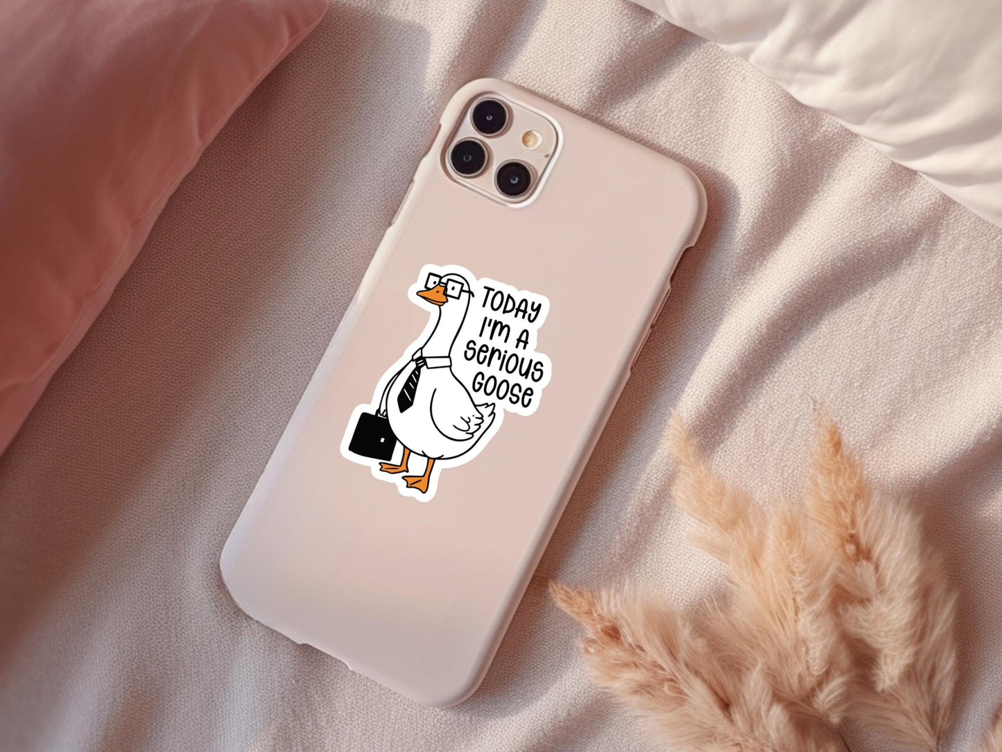 Today I'm A Serious Goose Sticker