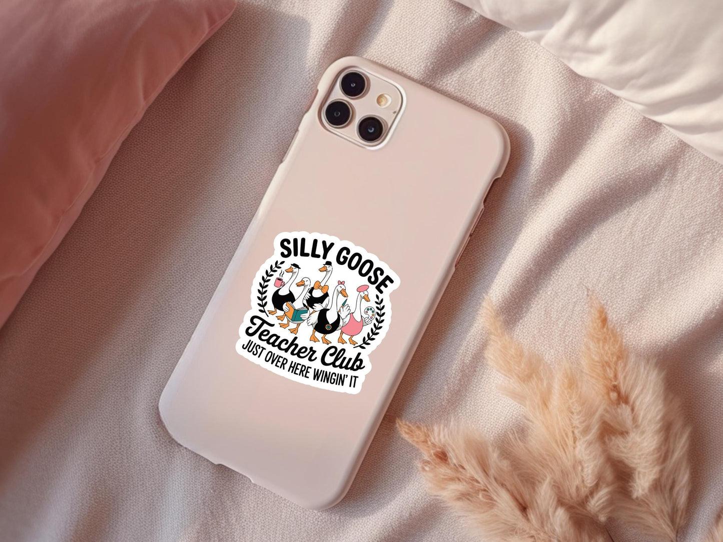 Silly Goose Teacher Club Sticker