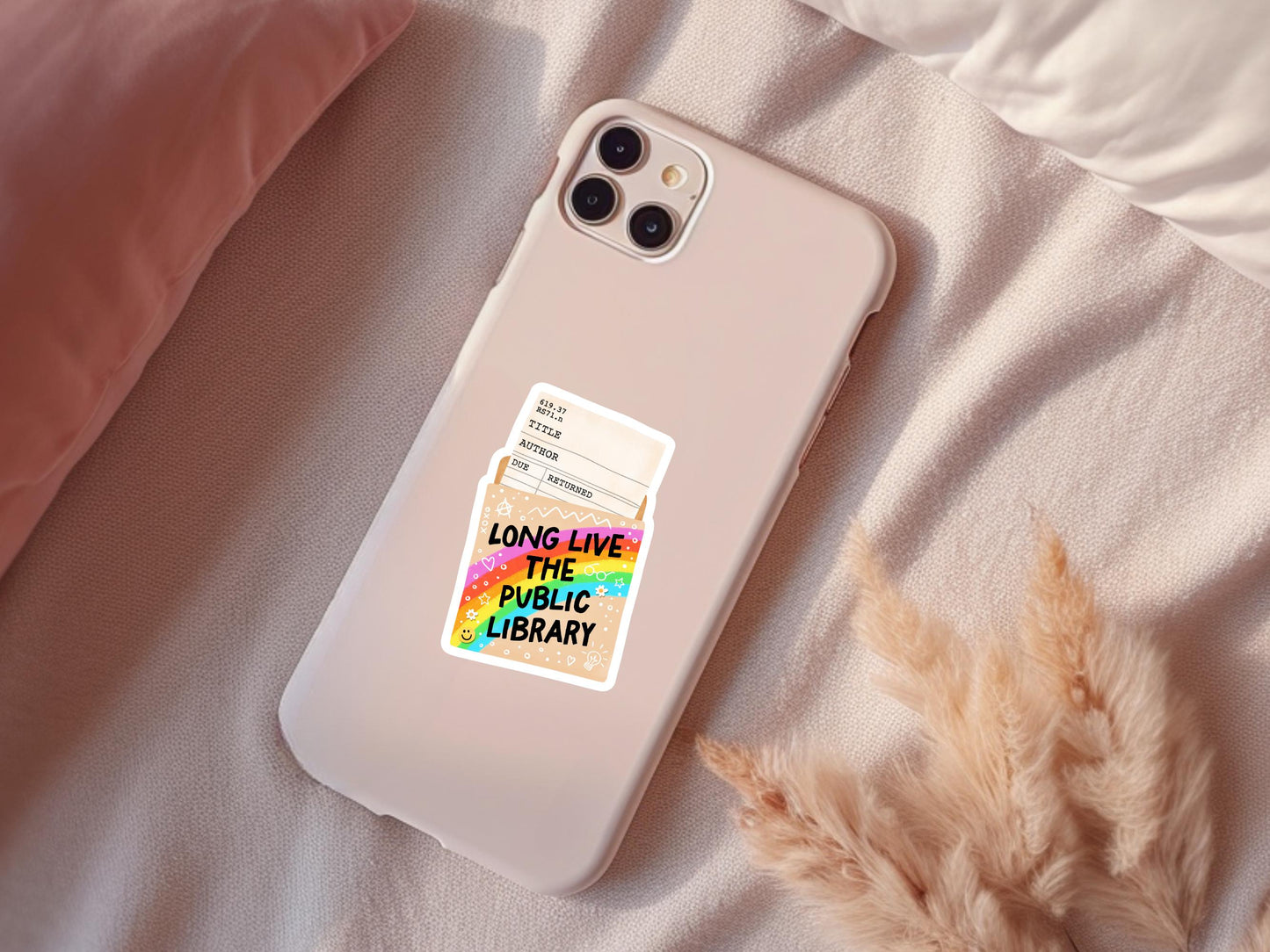 Long Live The Public Library Sticker
