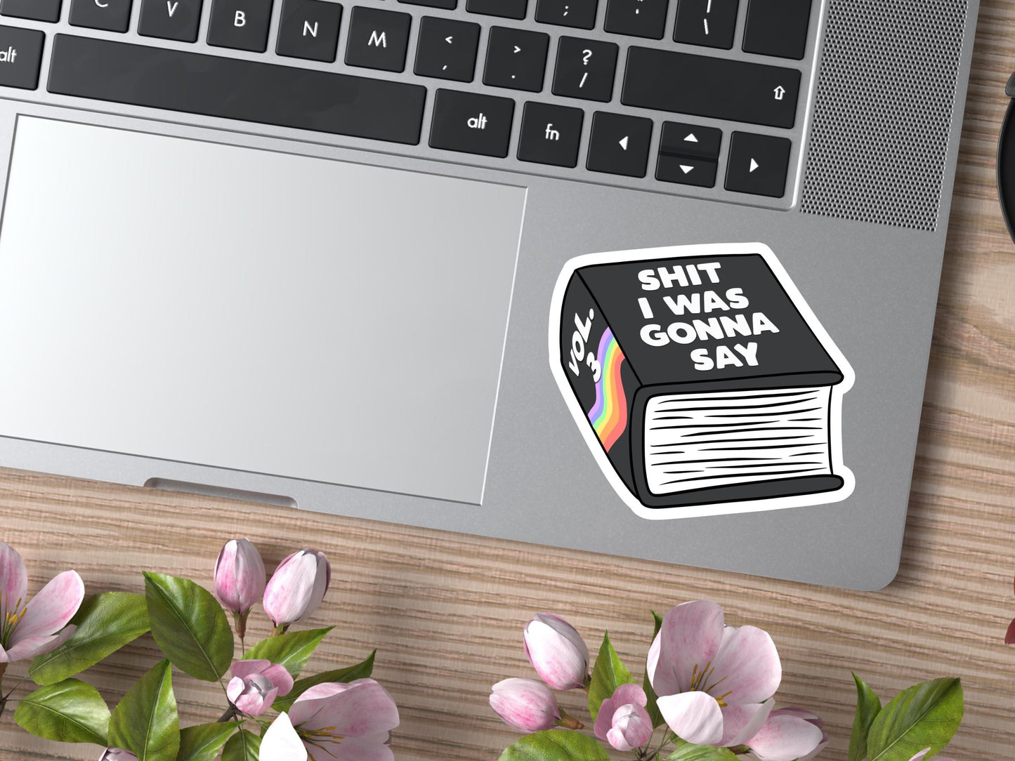 Shit I Was Gonna Say Black Book Sticker